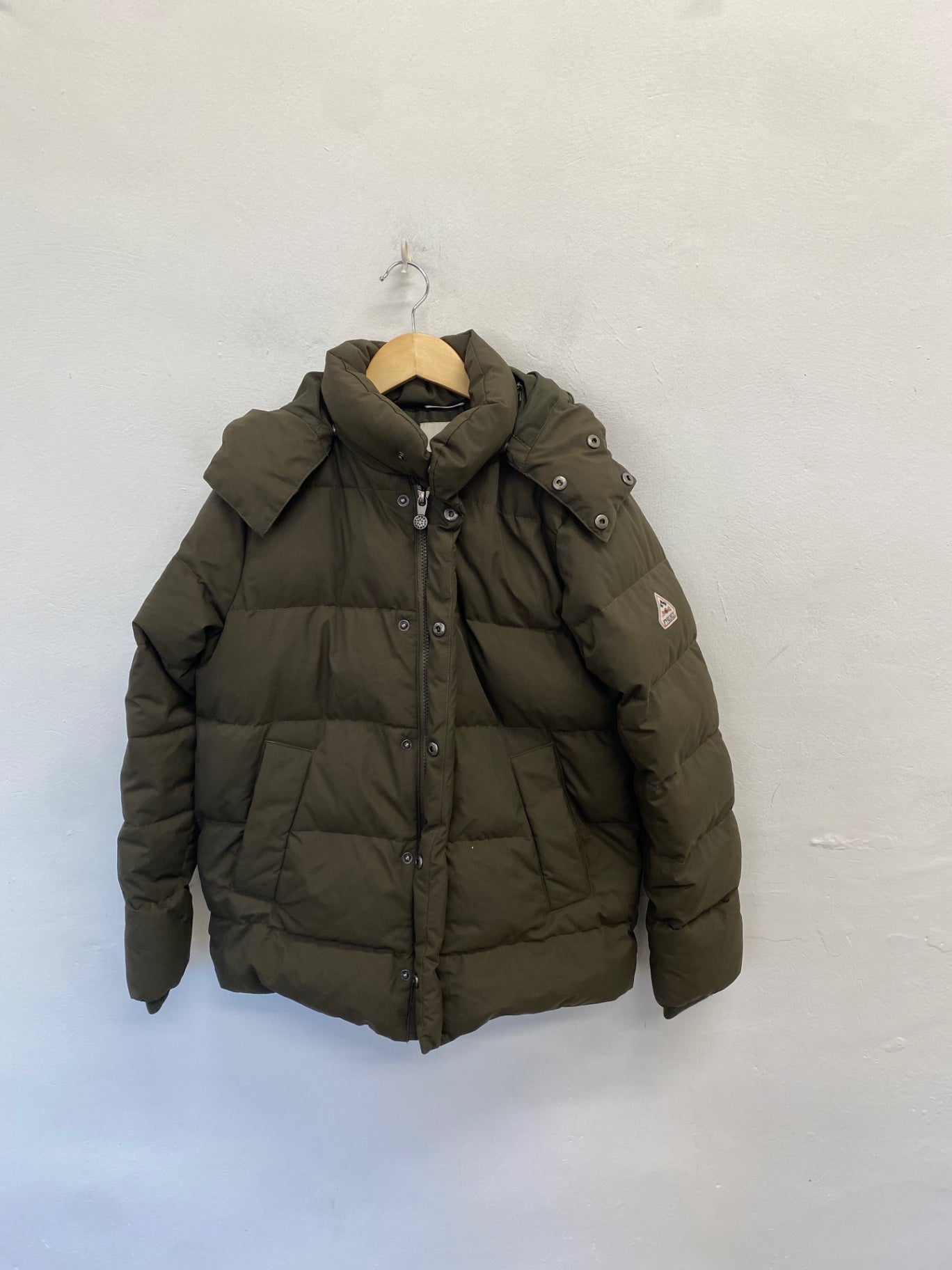 Classic kids Pyrenex Puffer down filled Jacket Age 14 Olive Green BB001