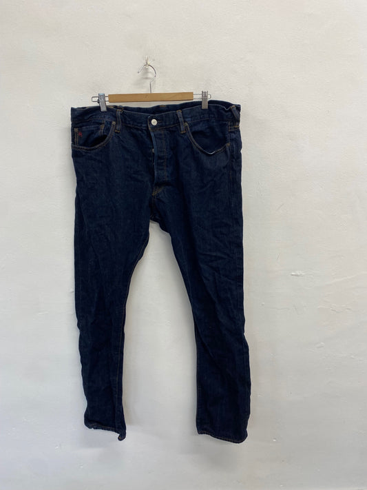 Classic menâ€™s Ralph Lauren Straight jeans W38" Navy SH549