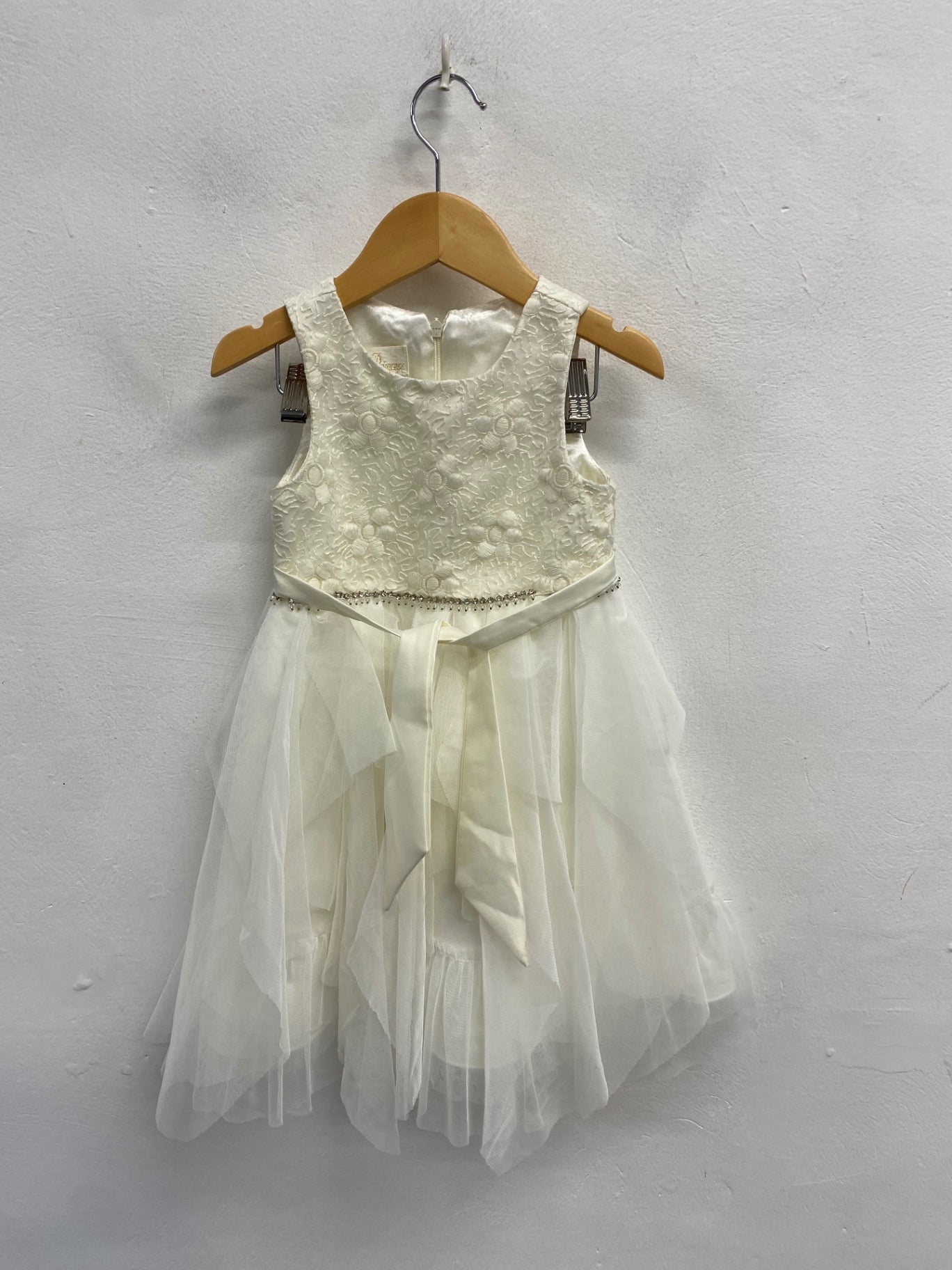 Stunning girls American princess Girls dresses Age 3 White floral FM562