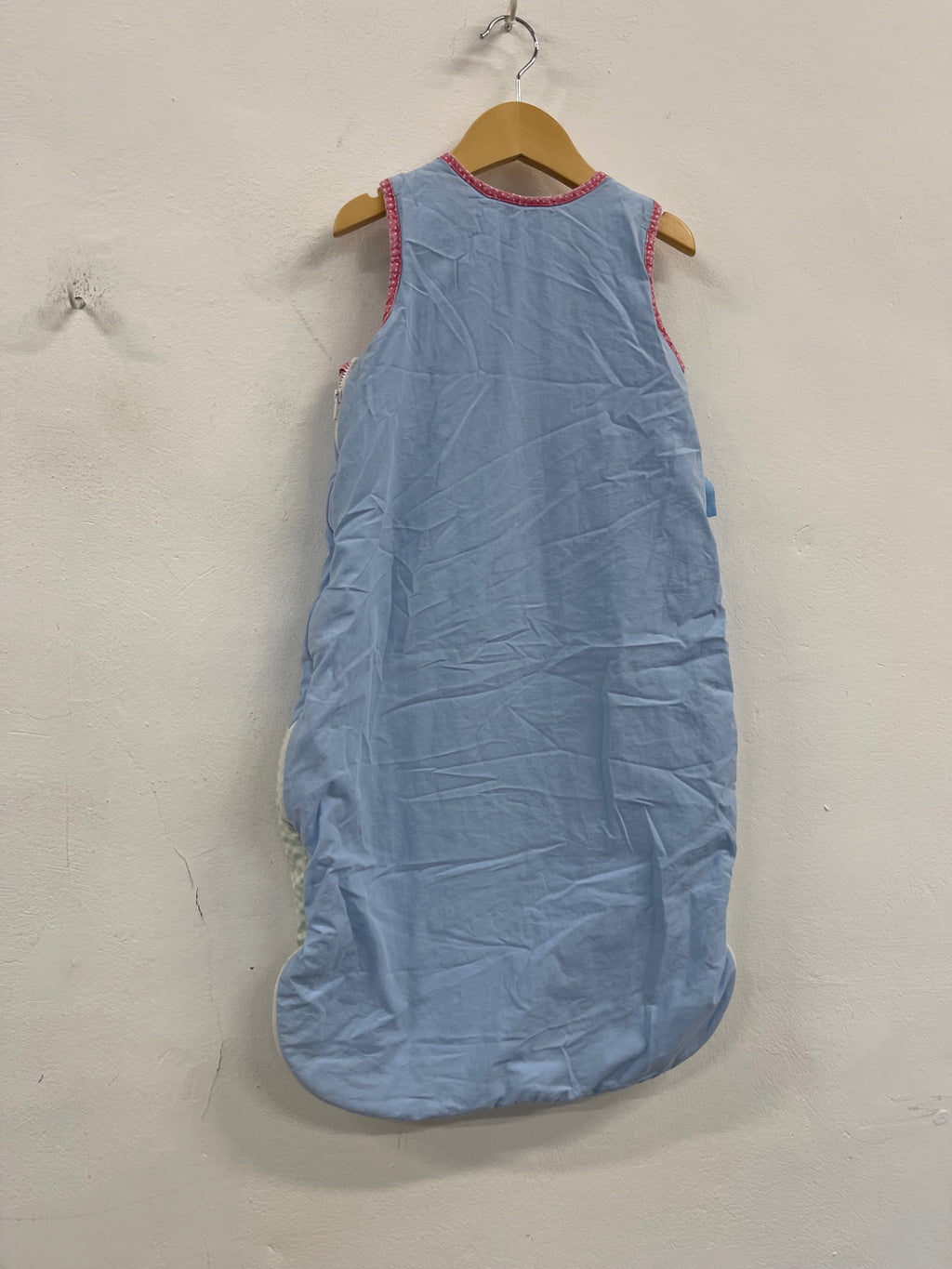 Stunning JoJo Maman Bébé Baby Sleep Sack 6-12 months Light Blue 2.5 tog 