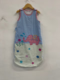 Stunning JoJo Maman Bébé Baby Sleep Sack 6-12 months Light Blue 2.5 tog 