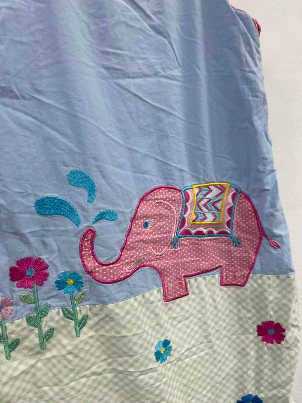 Stunning JoJo Maman Bébé Baby Sleep Sack 6-12 months Light Blue 2.5 tog 