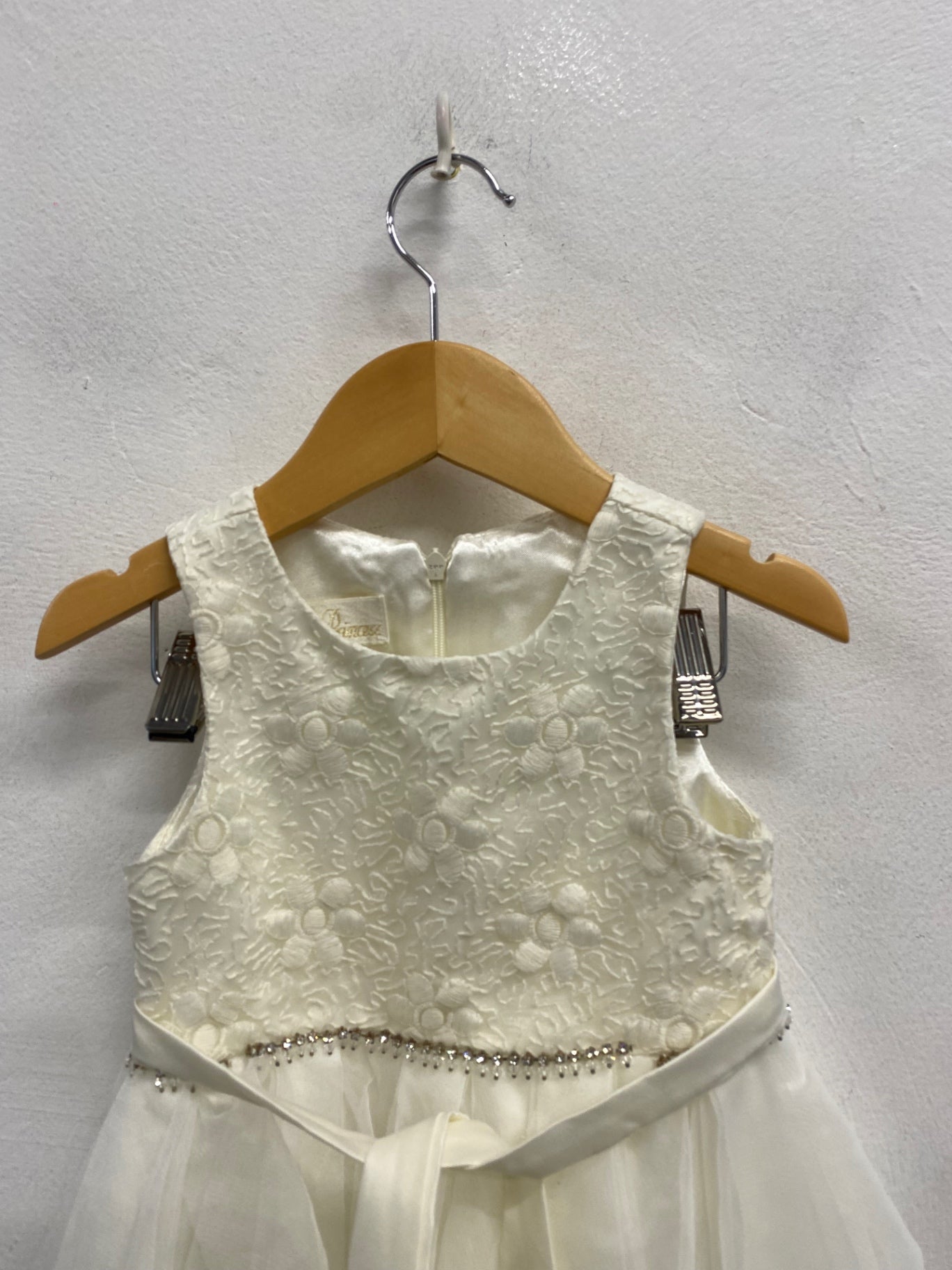 Stunning girls American princess Girls dresses Age 3 White floral FM562