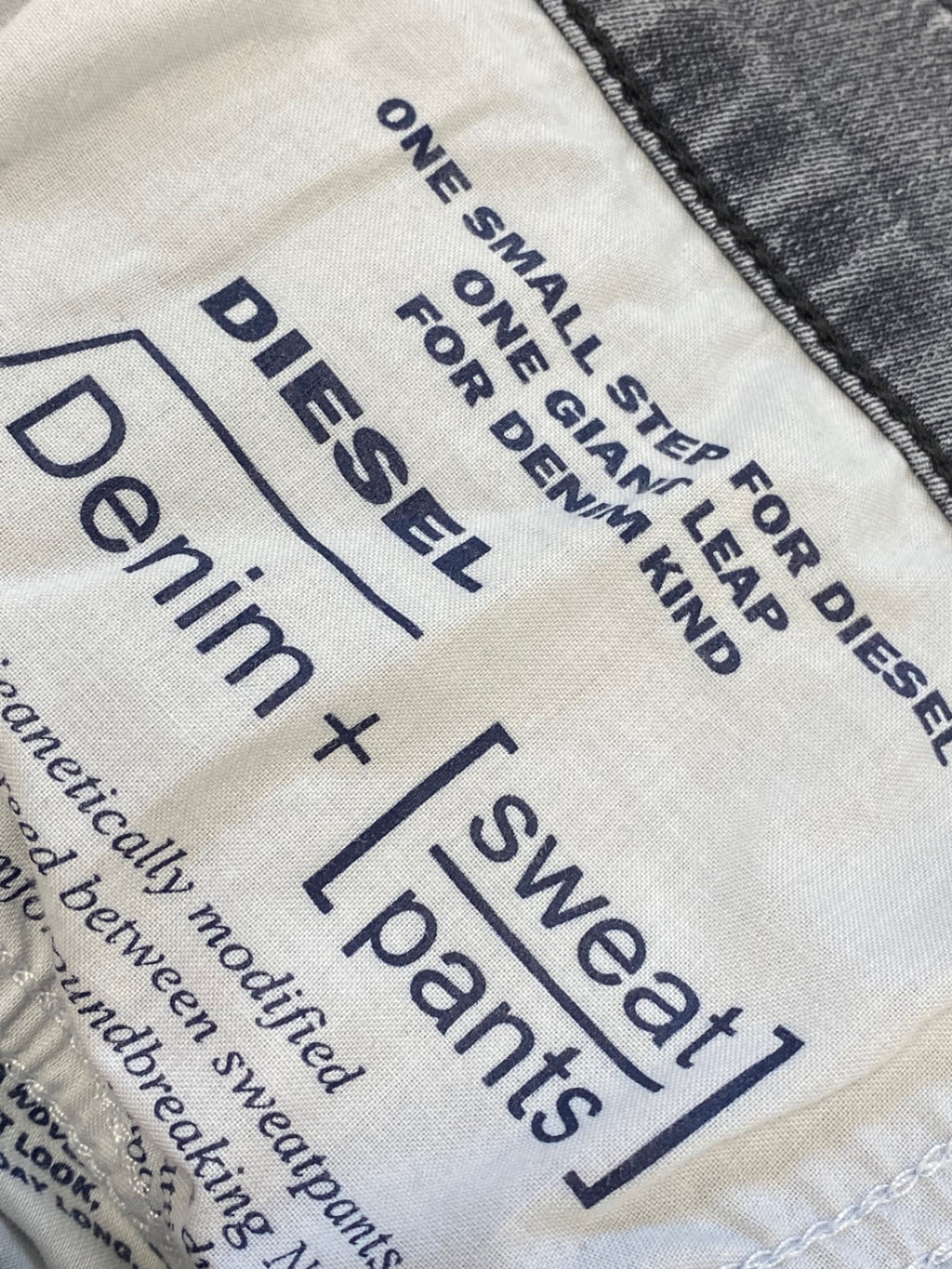 Classic men’s Diesel distressed Jeans W32" Grey NB563