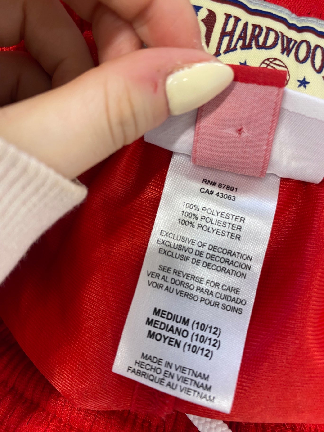 Classic Mitchell & Ness nba bulle Shorts Age 10-12 Red black NB563