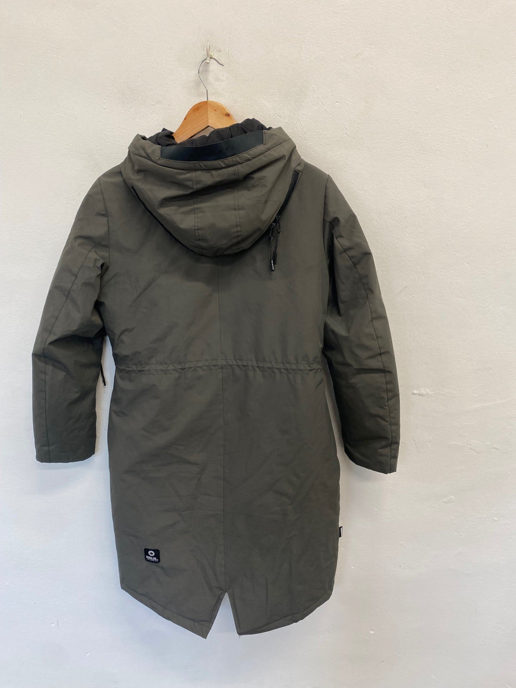 Fabulous womens Khujo Puffer Jacket UK S Khaki NB563