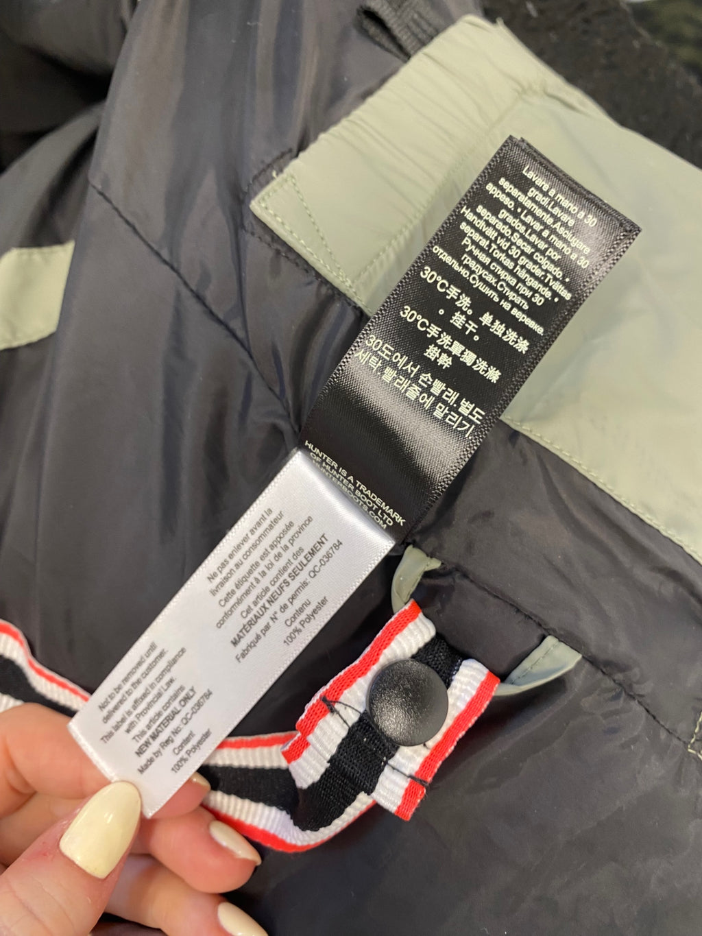 Stunning Hunter intrepid Puffer Jacket UK 8 khaki Green NB563