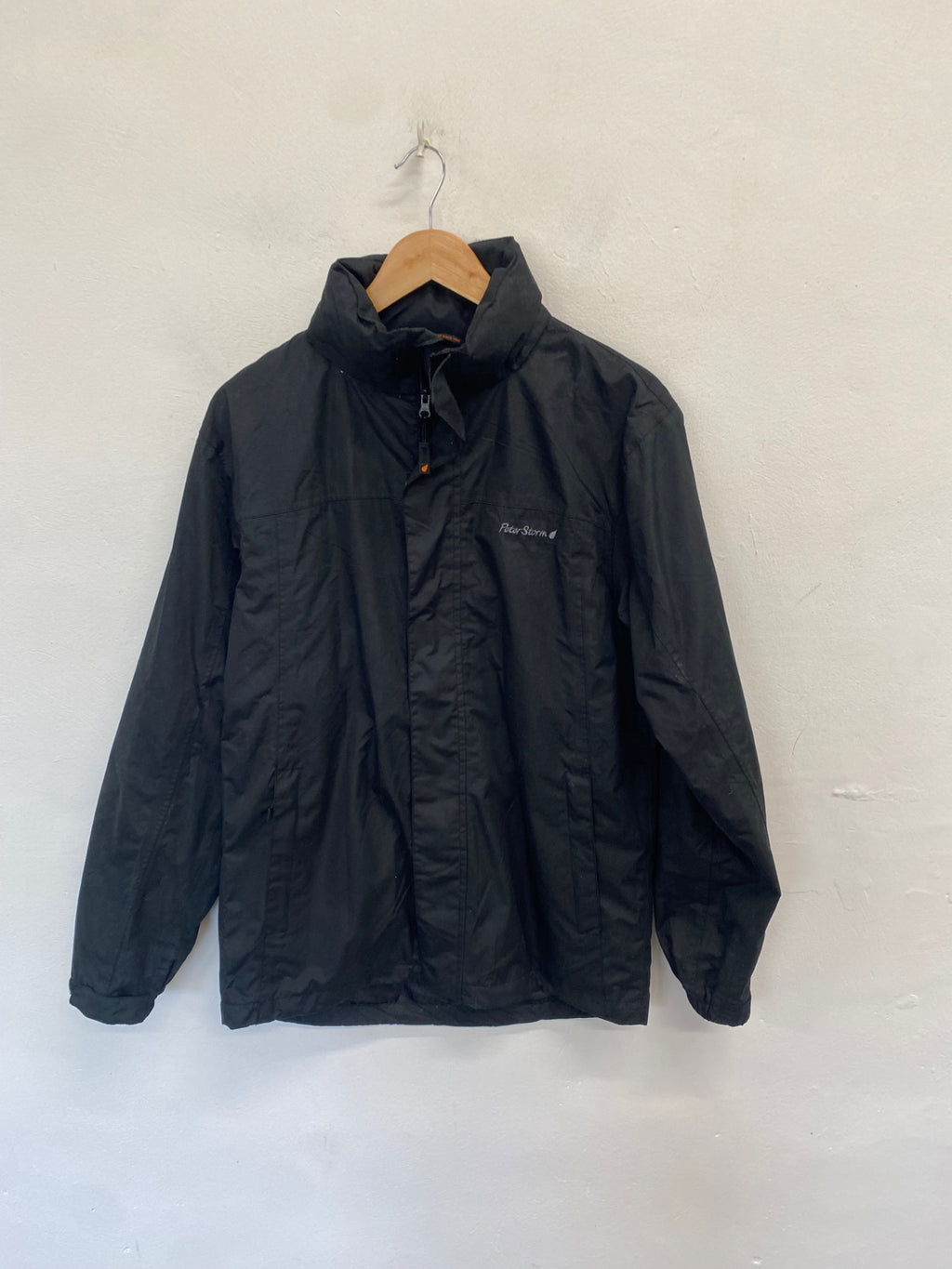 Classic men’s Peter Storm Windbreaker outdoors UK S Black NB563