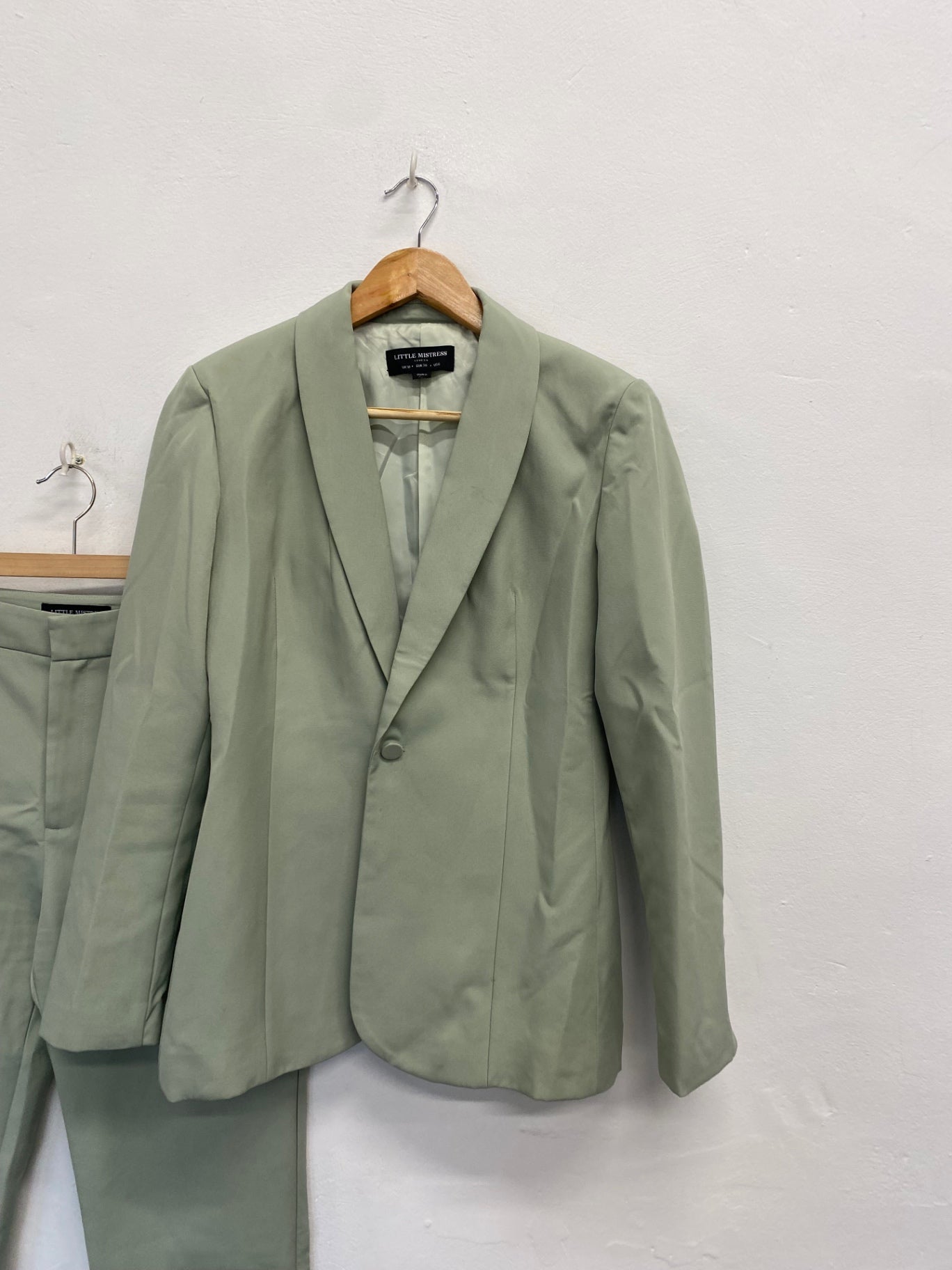 Stunning Little mistress Suit Set Uk 10 Mint Green AM564