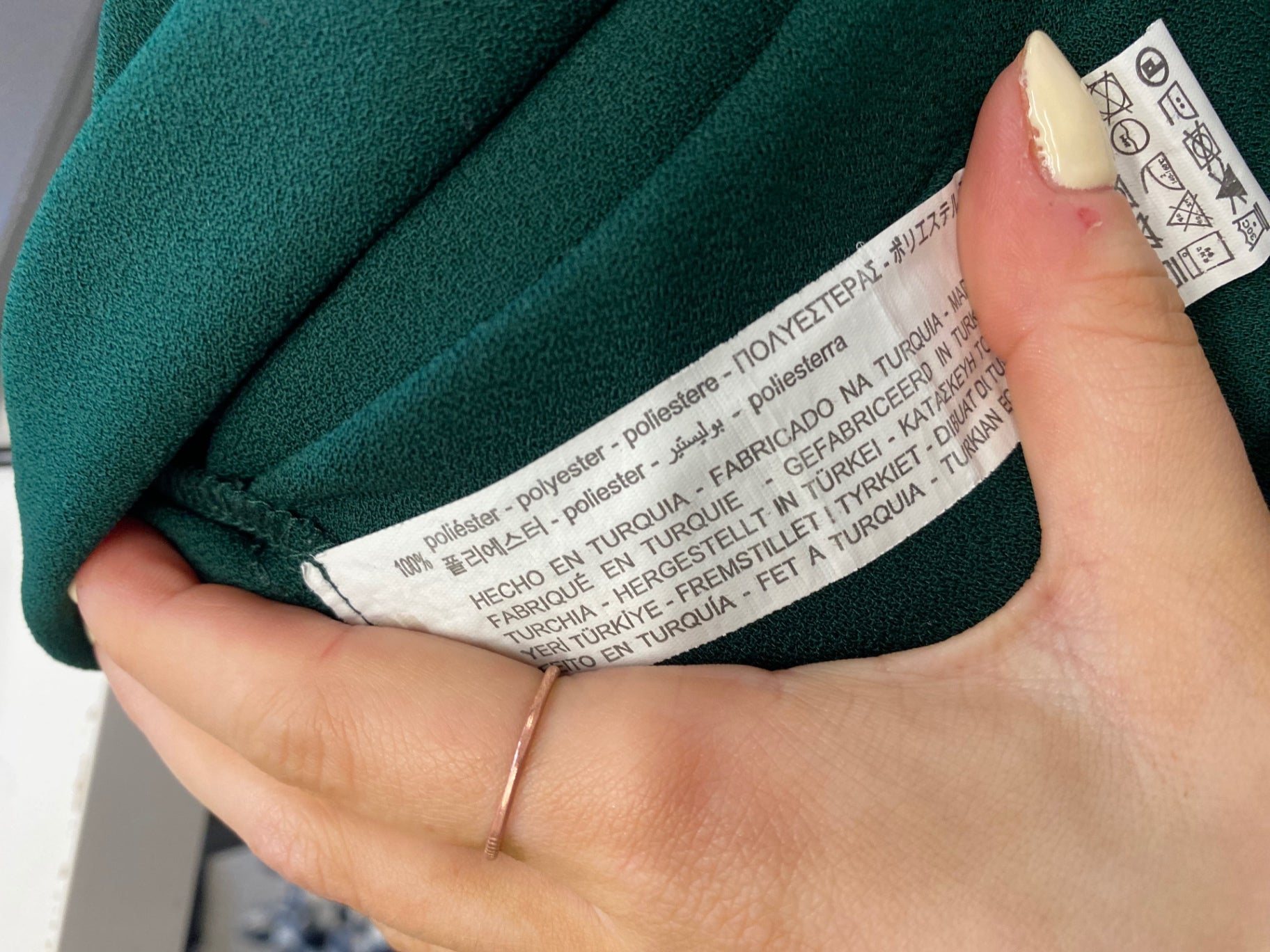 Stunning Zara Midi Dress UK 14 Dark Green pleated AM564