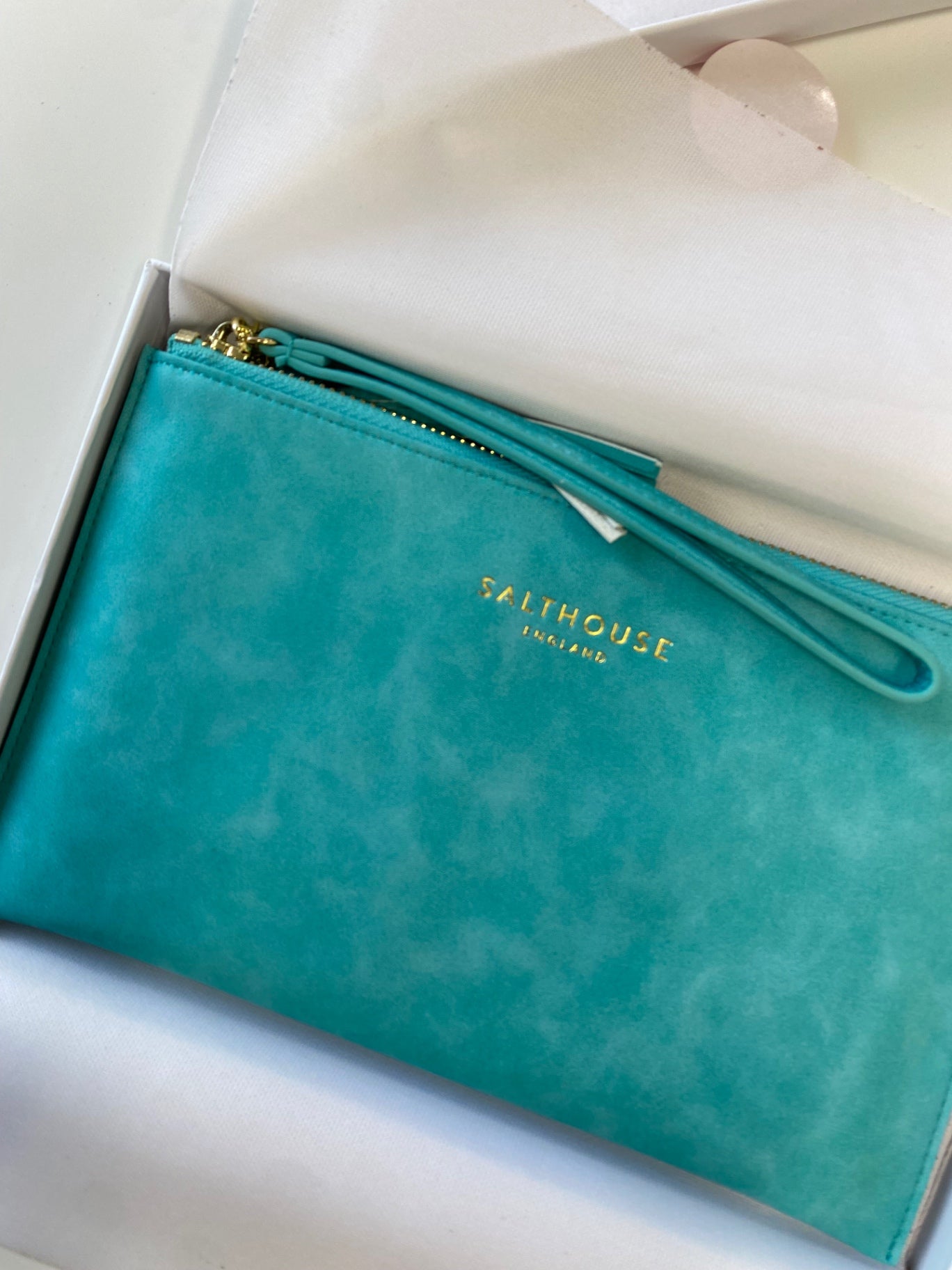 Stunning Salthouse Clutch Bag One size Turquoise NB563