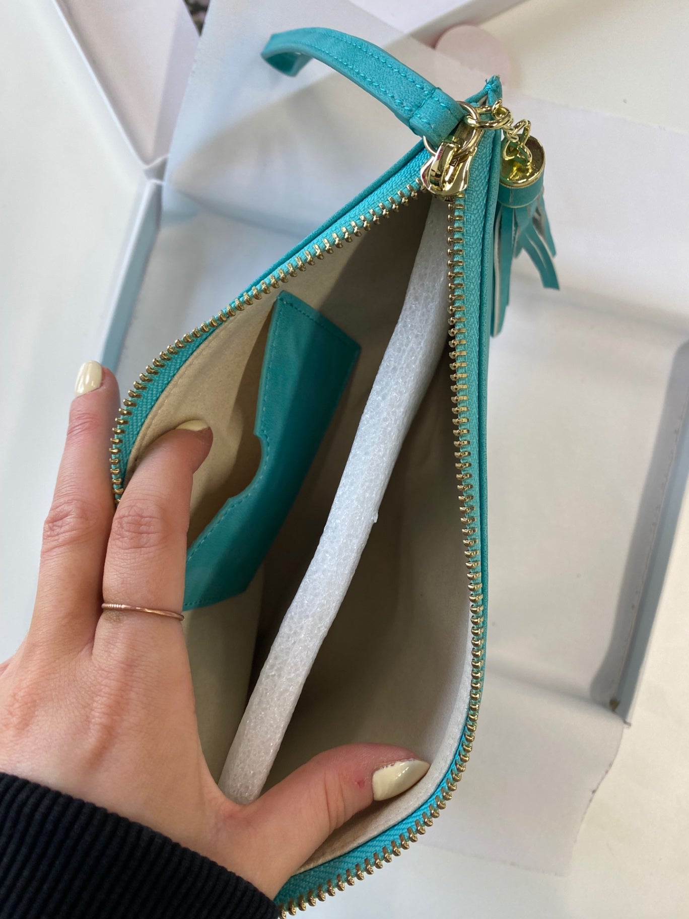 Stunning Salthouse Clutch Bag One size Turquoise NB563