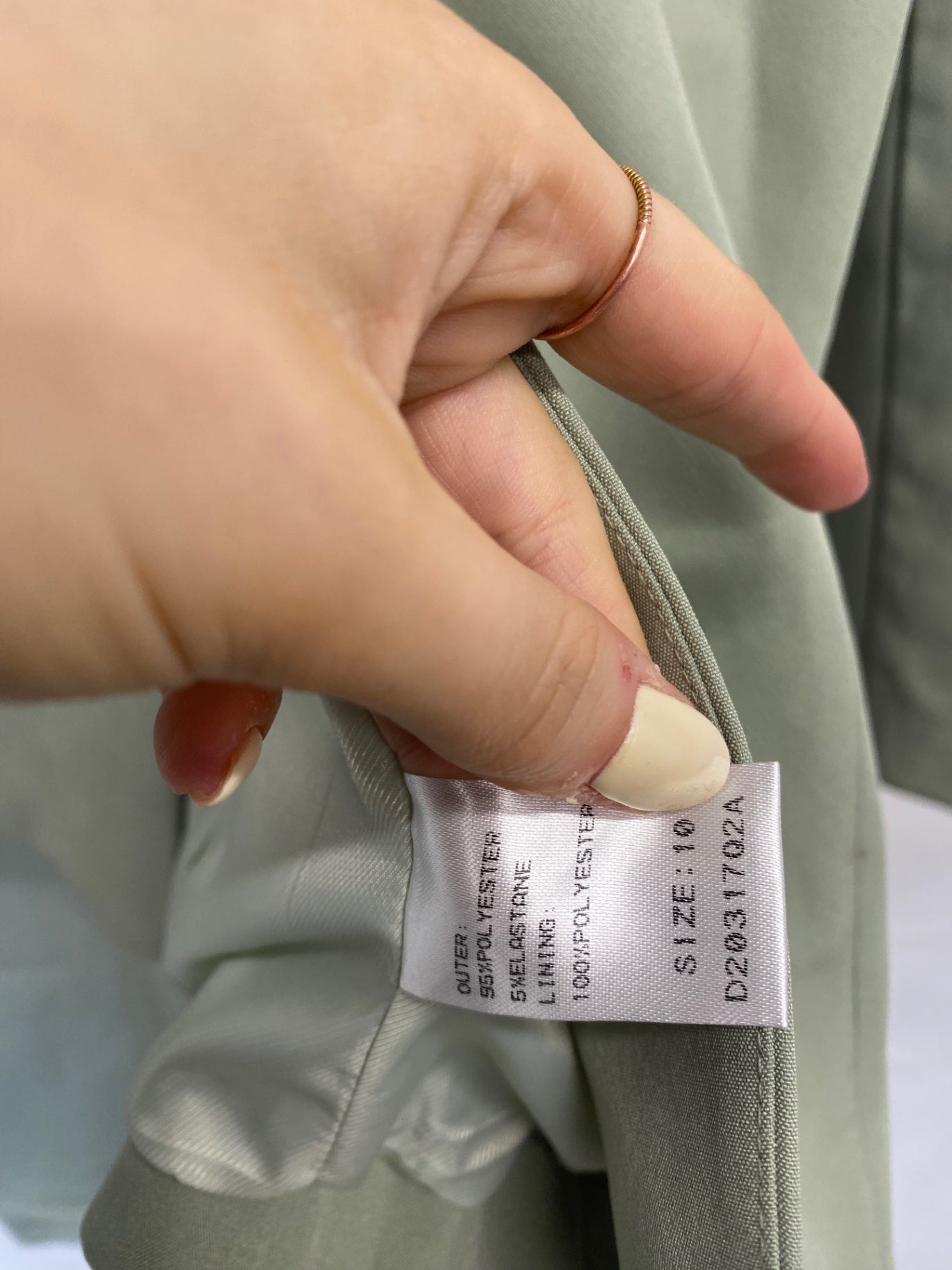 Stunning Little mistress Suit Set Uk 10 Mint Green AM564