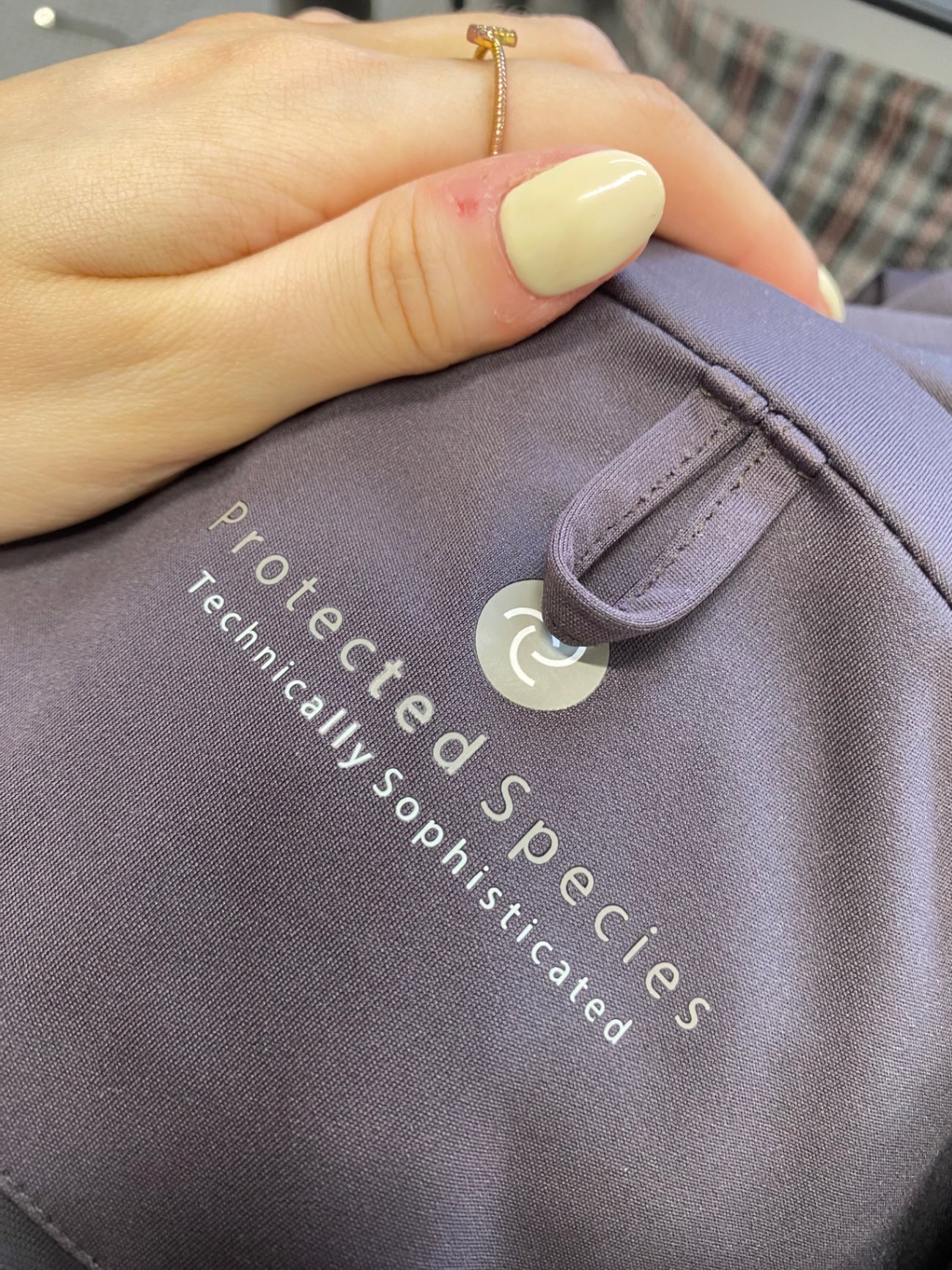 Stunning Protected Species Raincoat UK 8 Grey NB563