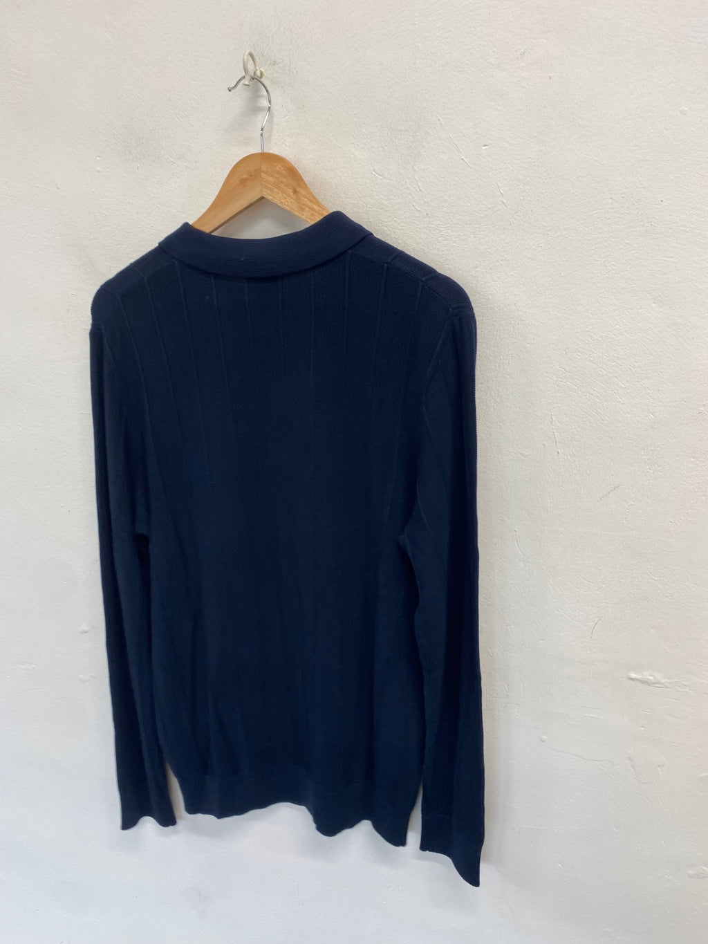 Classic U.S. Polo Assn Sweater UK XXL Navy ribbed CW556