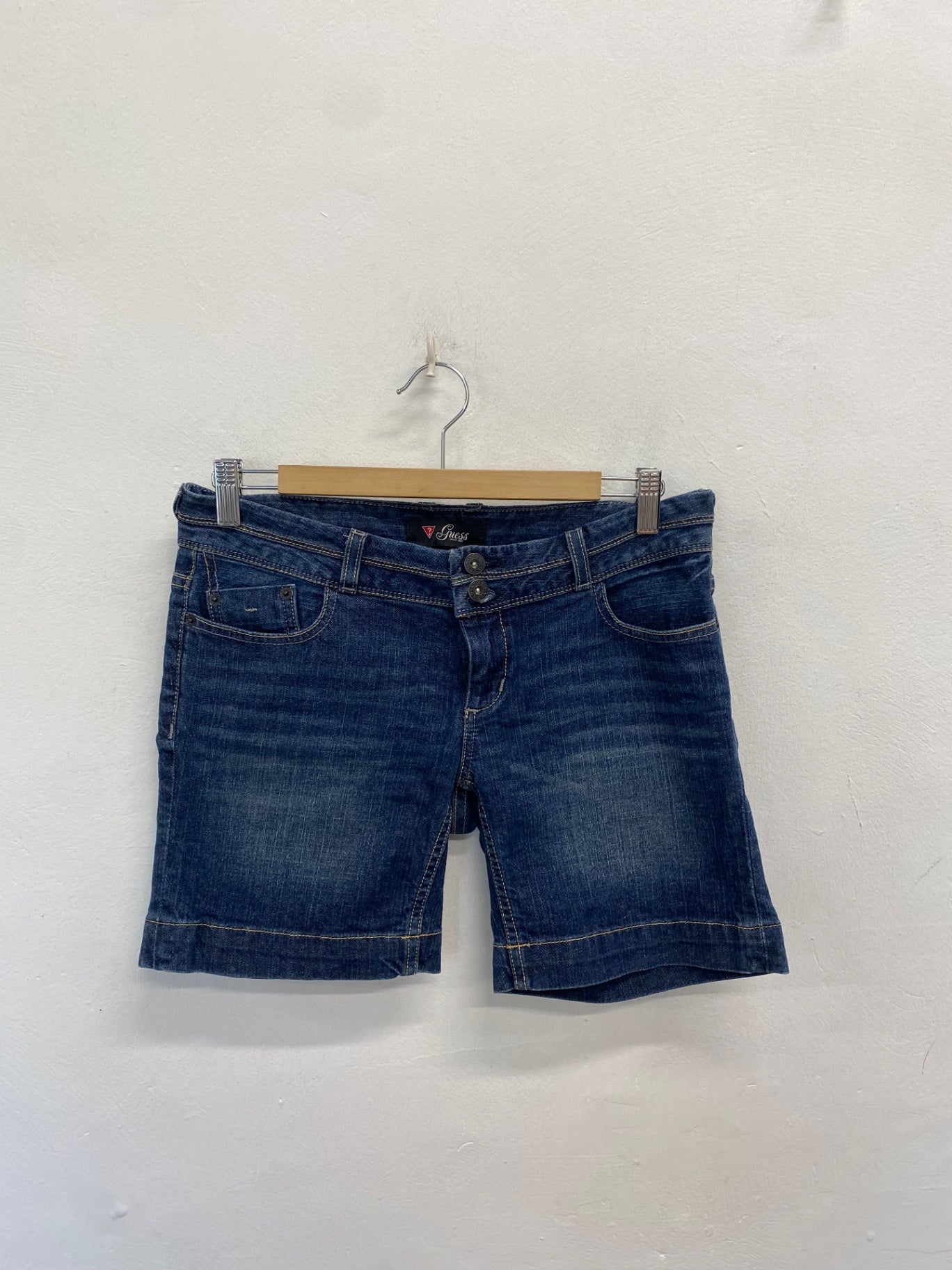 Stunning guess Shorts W28” Dark Blue y2k CV565 