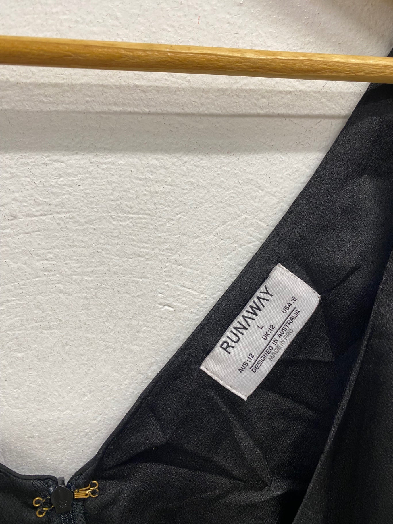 Stunning Runaway the label wrap ruched side Midi Dress UK 12 Black SD553