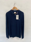 Classic U.S. Polo Assn Sweater UK XXL Navy ribbed CW556