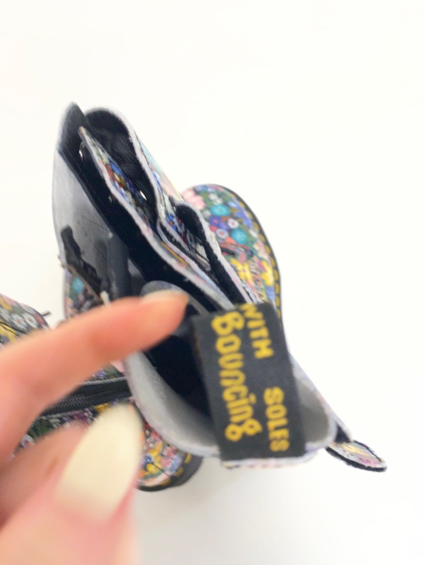 Stunning Dr. Martens wanderlust haggar Knee high Boots Uk 6 Multicolor floral CV565