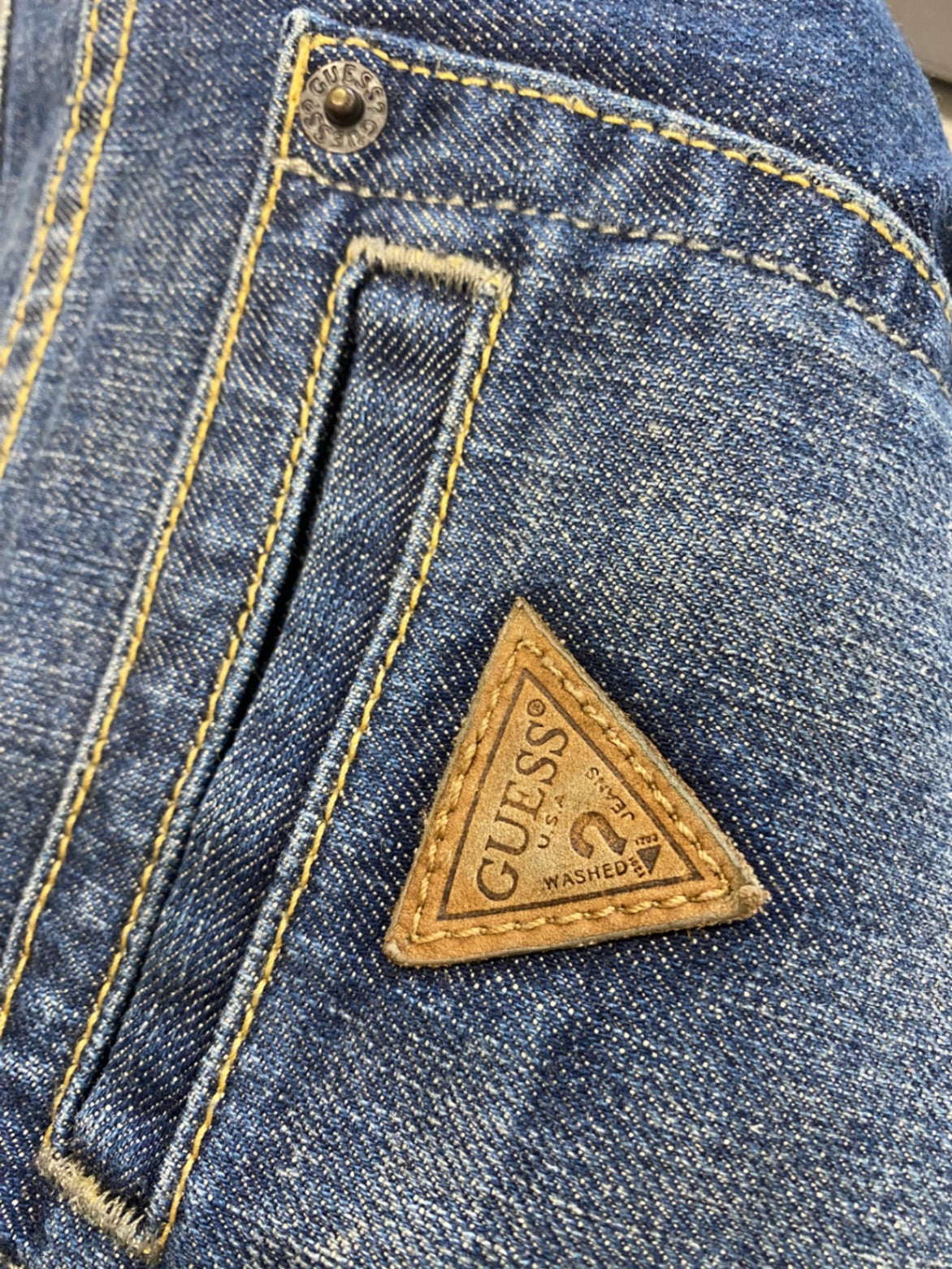 Stunning guess Shorts W28” Dark Blue y2k CV565 