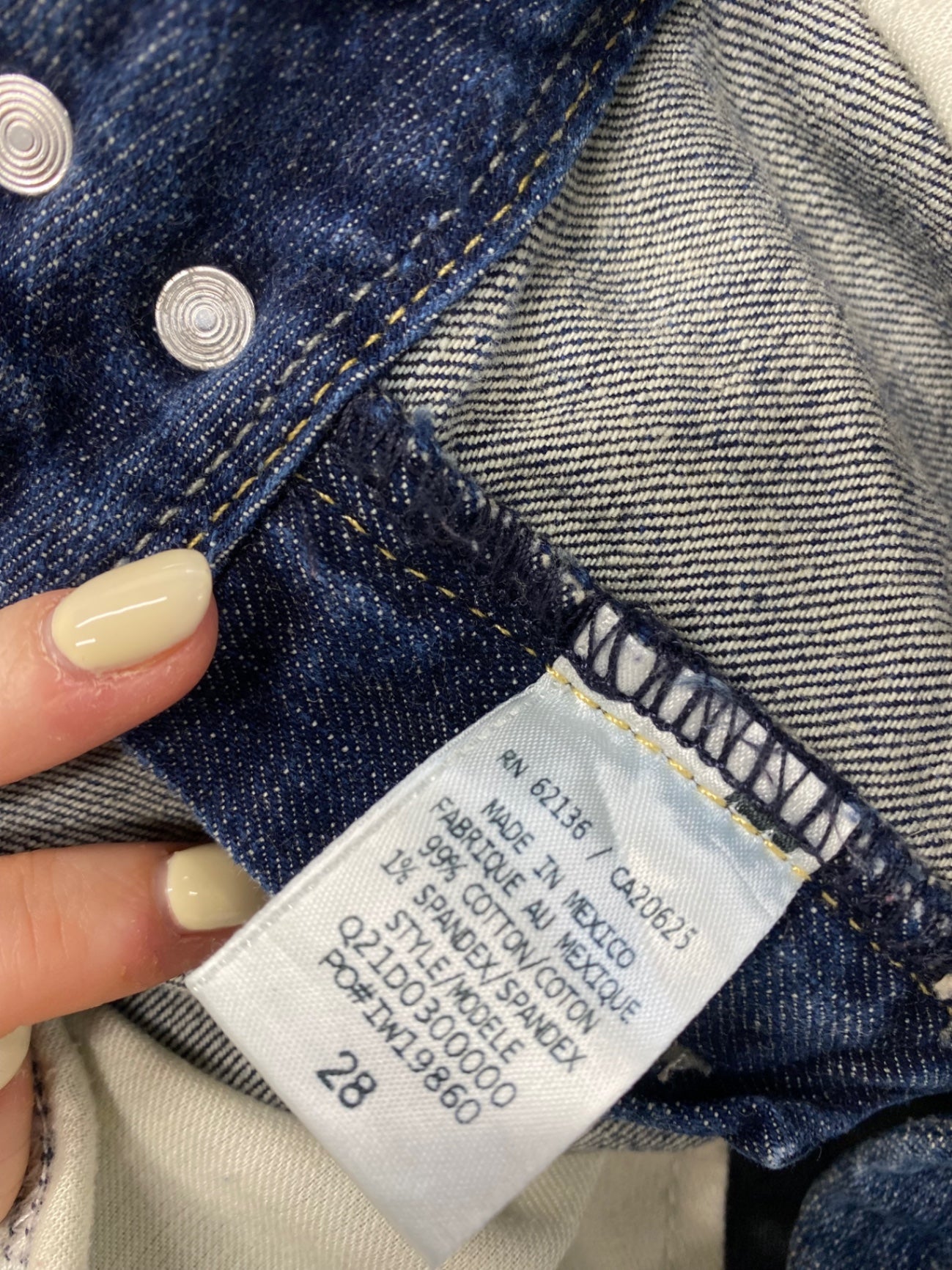 Stunning guess Shorts W28” Dark Blue y2k CV565 