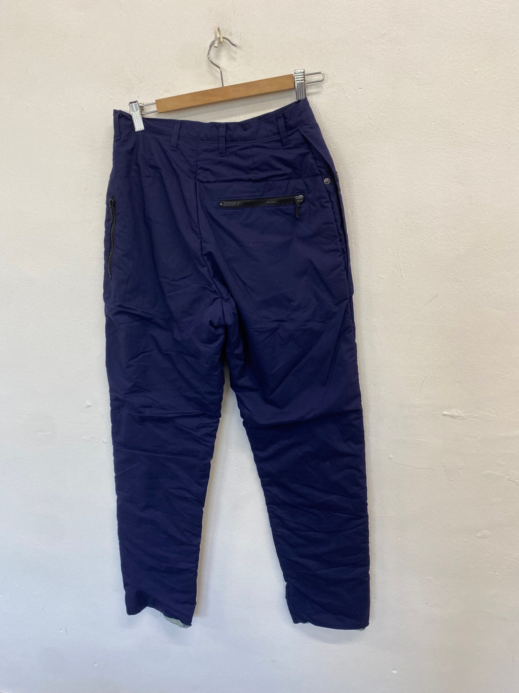 Stunning Rohan winter bags Straight trousers UK 14 Navy Blue CW566