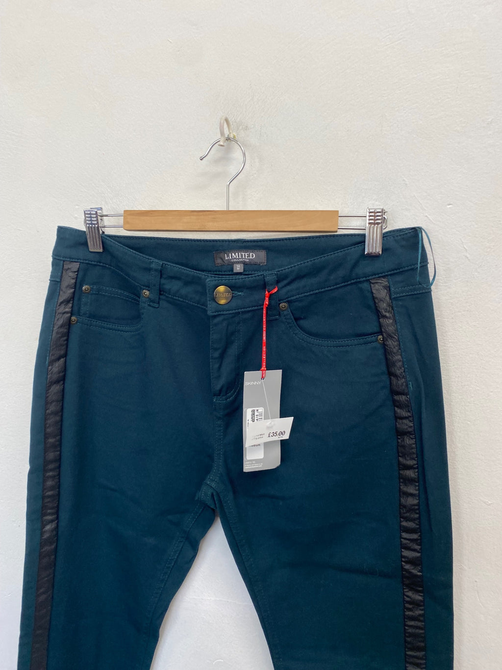 Stunning Limited Collection Skinny jeans UK 14 Dark Green CW566