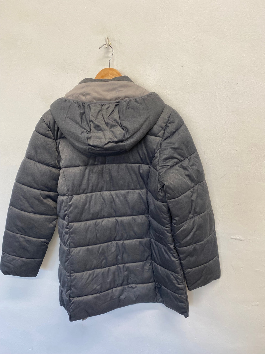 Stunning Etage Puffer Jacket UK 16 Grey danish CW566