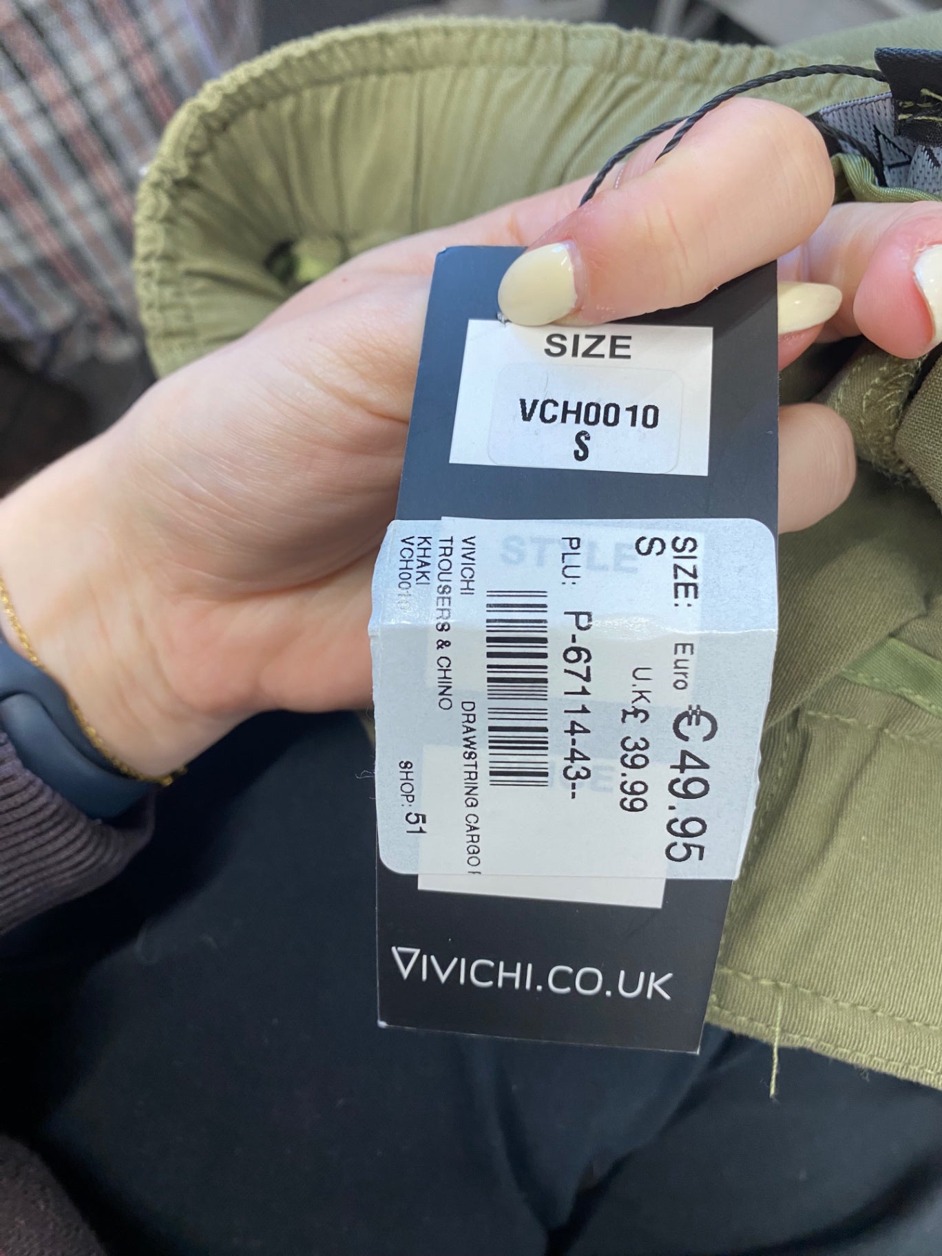 Stunning Divichi Harem trousers UK 8 Khaki rave CW566