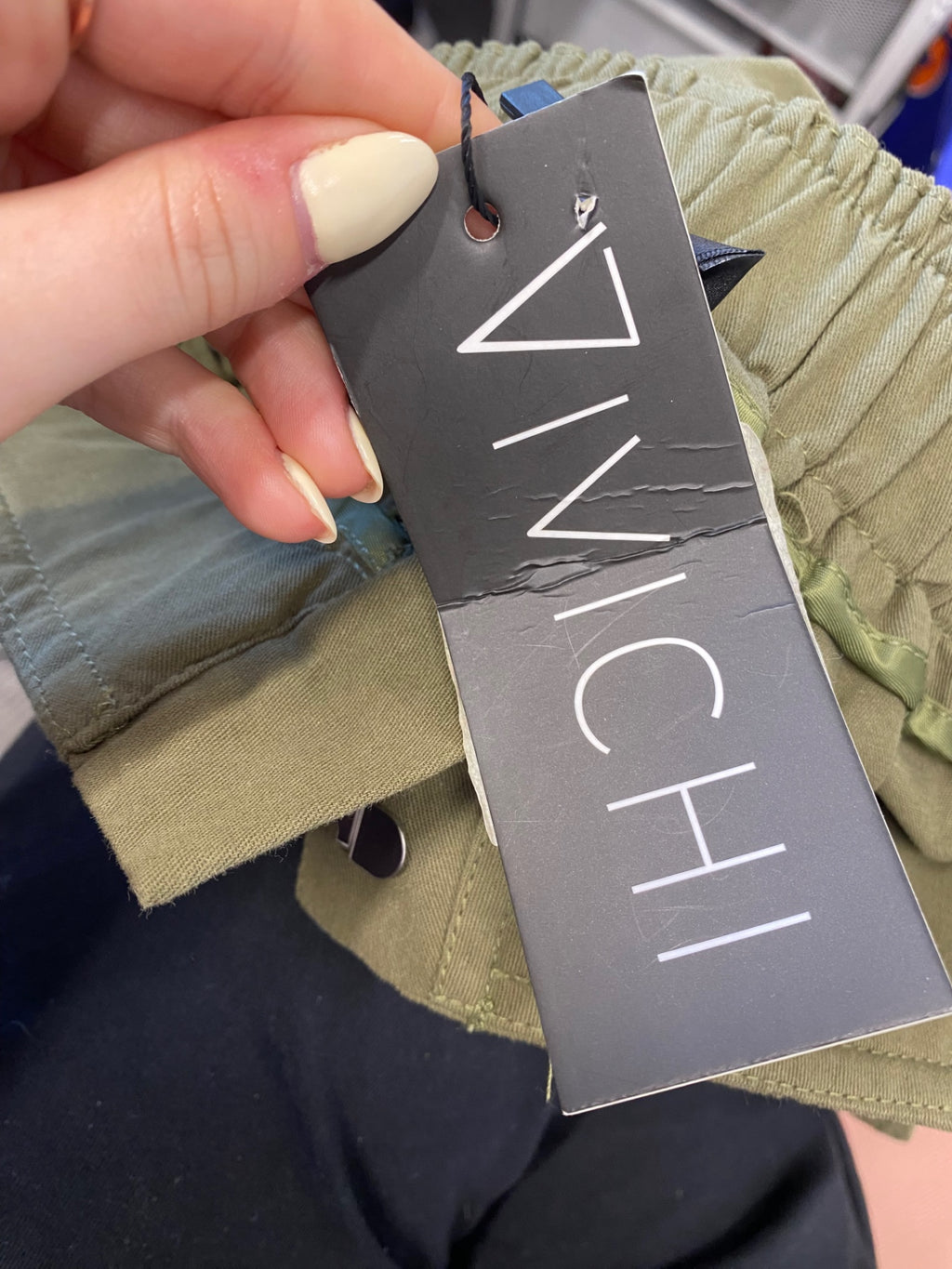 Stunning Divichi Harem trousers UK 8 Khaki rave CW566