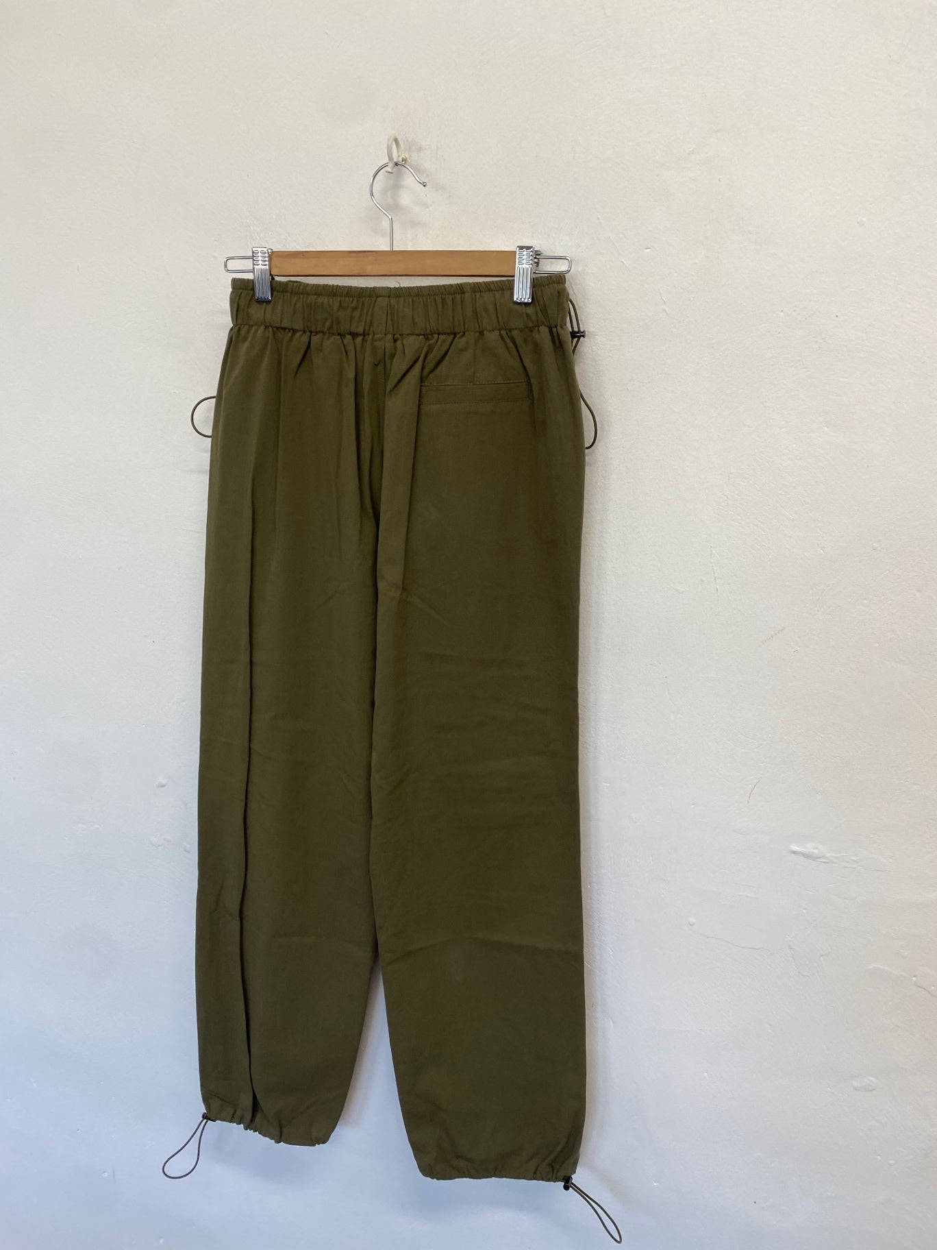 Stunning Divichi Harem trousers UK 8 Khaki rave CW566