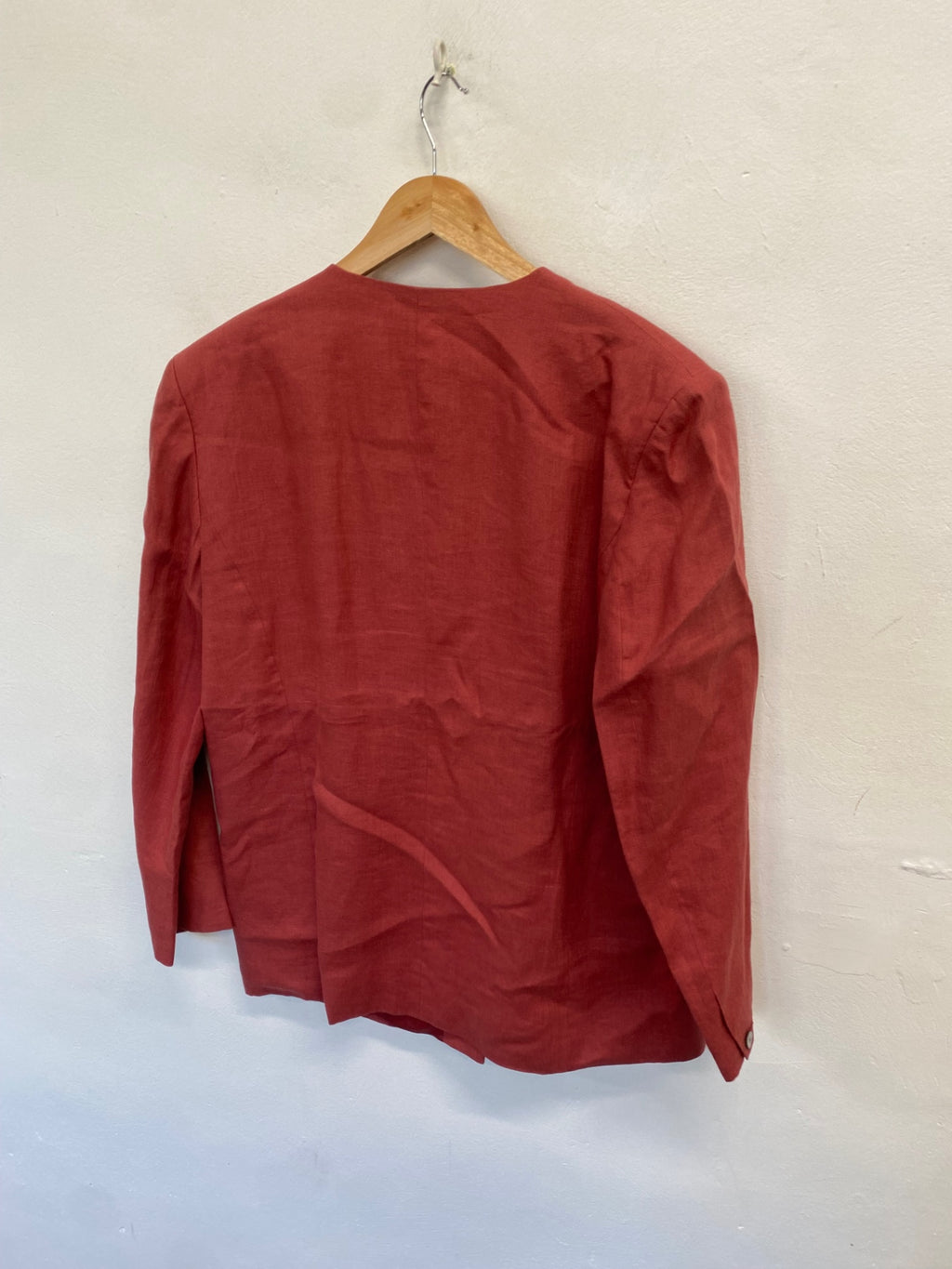 Stunning Laura Ashley linen Blazer UK 16 Coral CW566