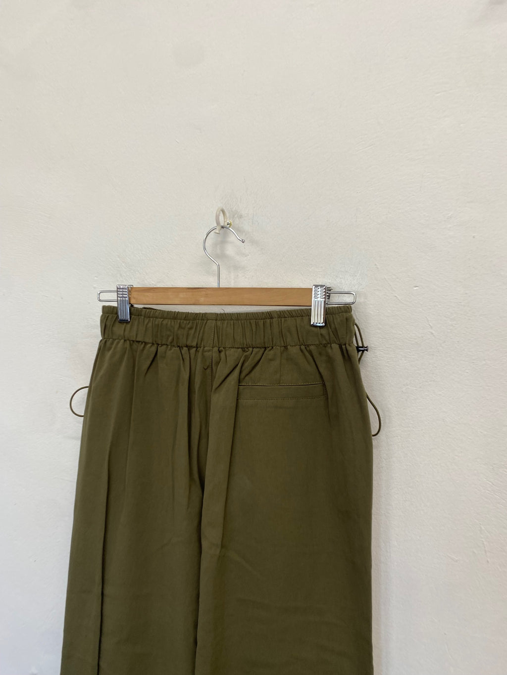 Stunning Divichi Harem trousers UK 8 Khaki rave CW566