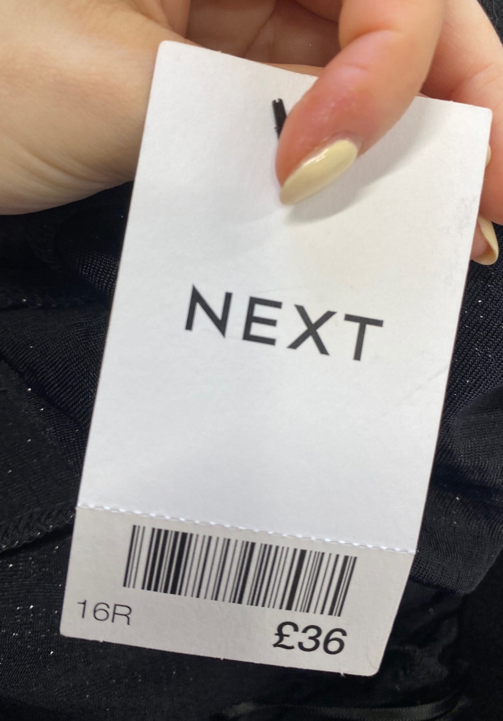 Stunning Next Leggings UK 16 Black and Silver animal print CW566