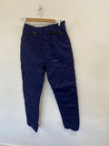 Stunning Rohan winter bags Straight trousers UK 14 Navy Blue CW566