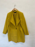 Stunning Marks & Spencers Peacoat UK 18 Yellow CW566