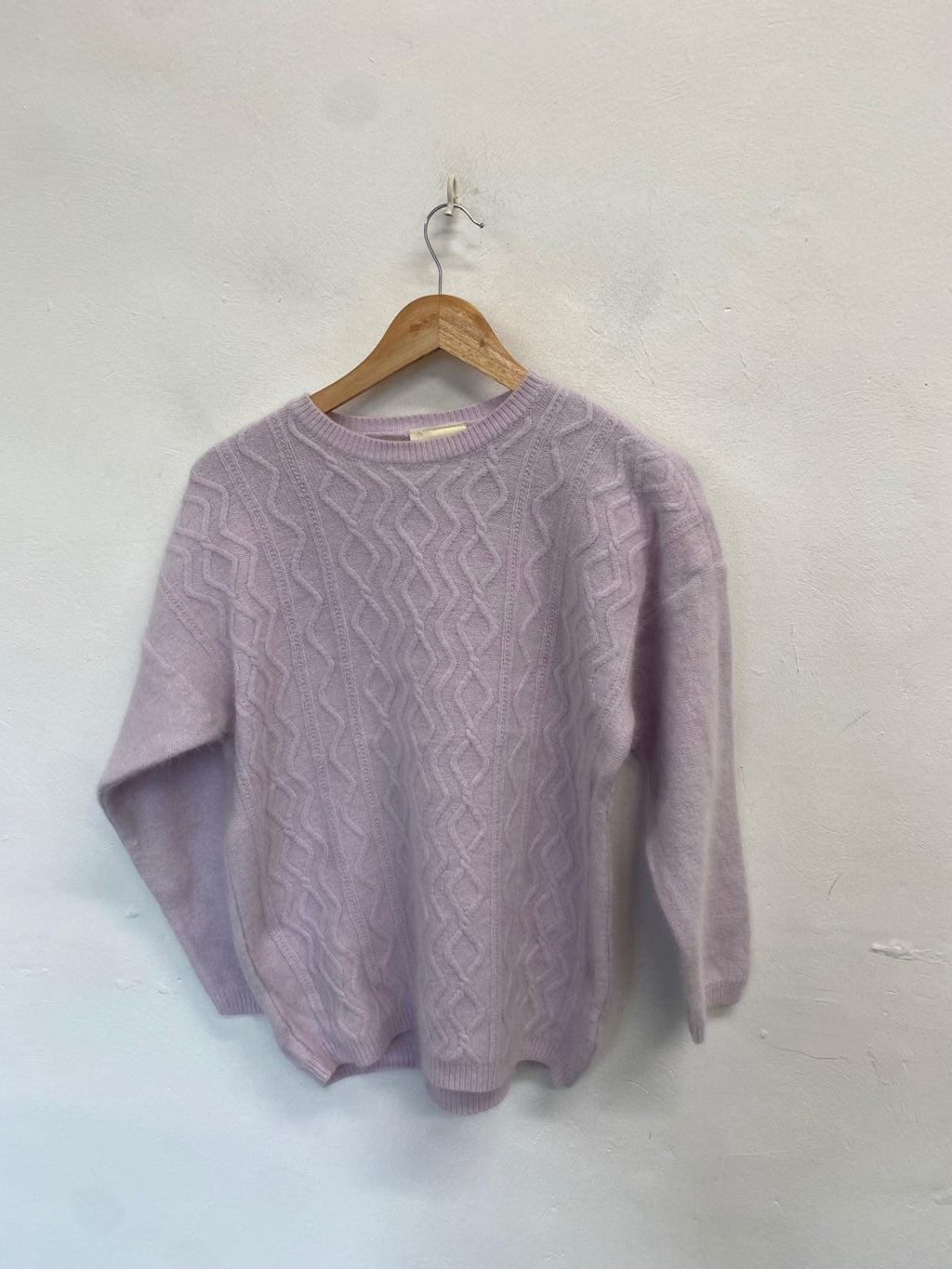 Stunning Murray Brothers Knitted jumper UK 14/16 Lilac wool CW566