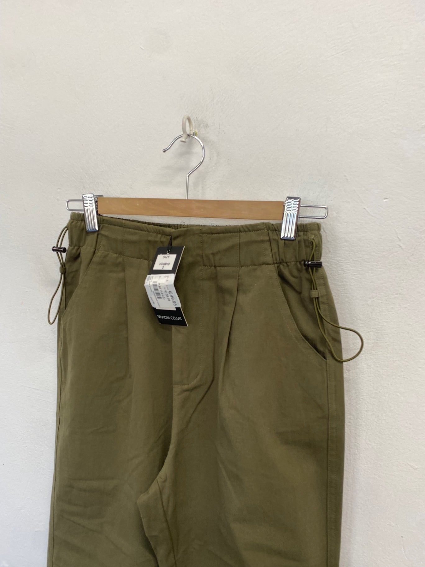 Stunning Divichi Harem trousers UK 8 Khaki rave CW566