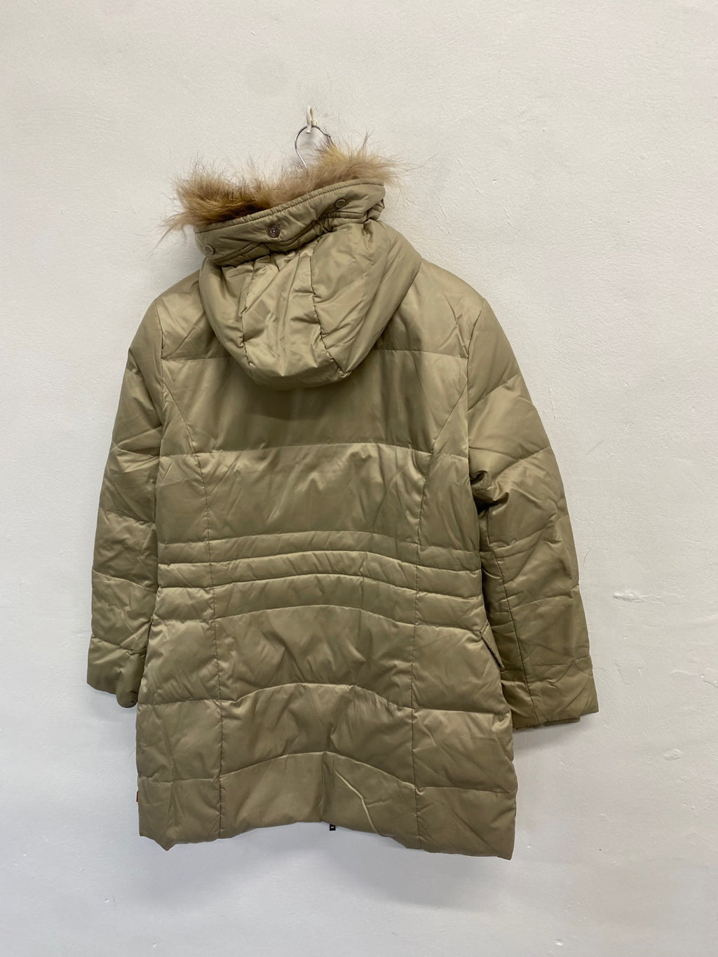 Stunning Kennet street down feathered Puffer Jacket UK 18-20 Beige