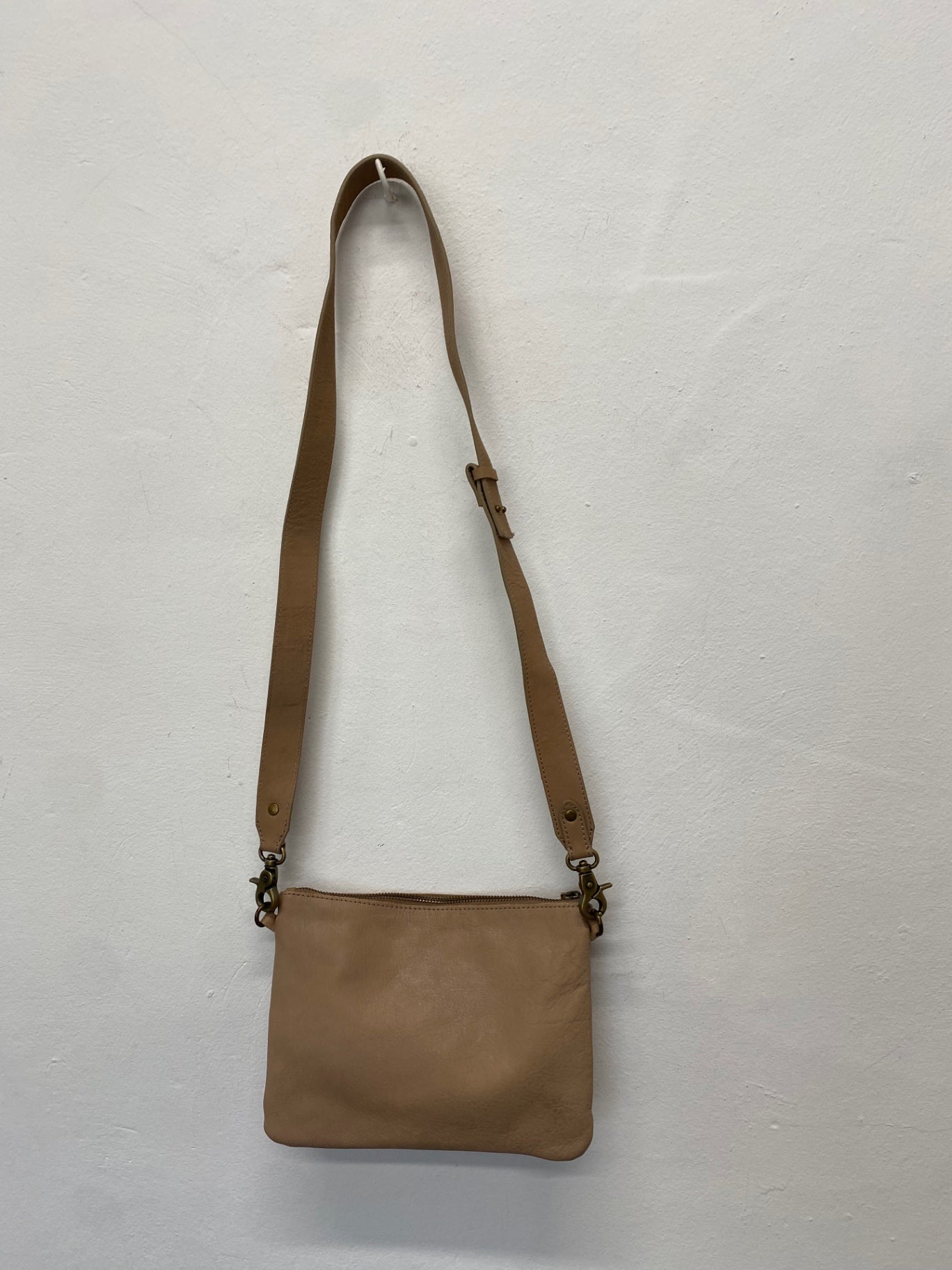 Stunning Next Shoulder Bag leather studded One size Beige CW566