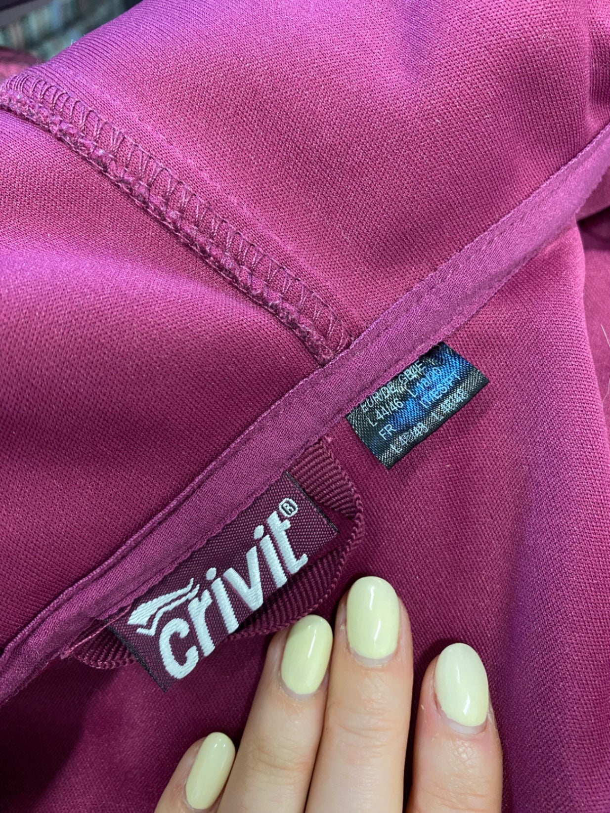 Stunning Crivit active Zip Thru Jacket UK 12-14 Purple CW566