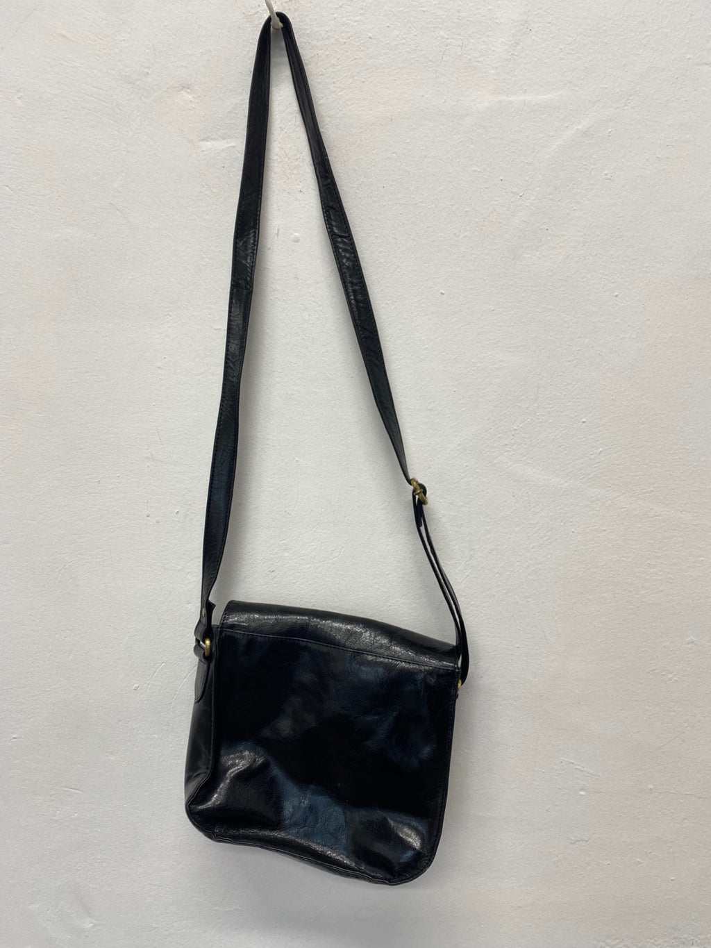 Stunning Rowallan leather satchel Crossbody Bag One size Black CW566
