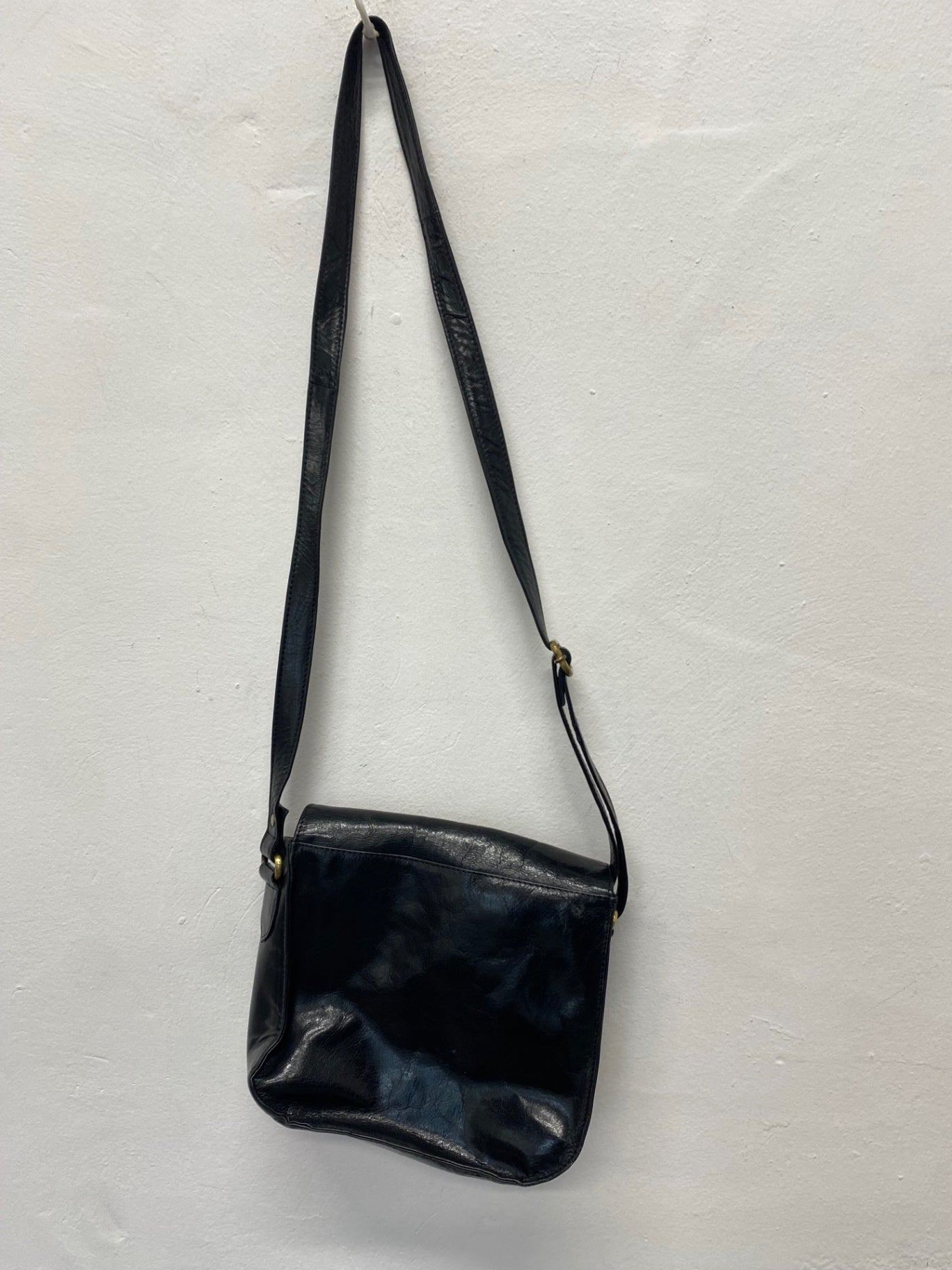 Stunning Rowallan leather satchel Crossbody Bag One size Black CW566