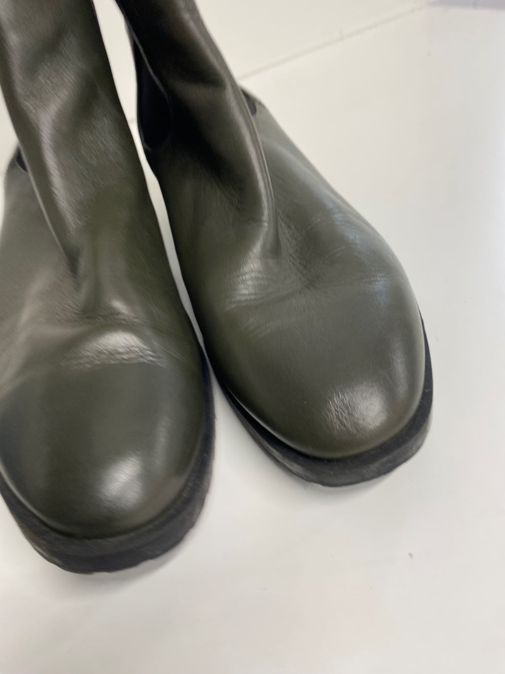 Stunning Autograph Ankle Boots UK 5 Khaki leather CW566