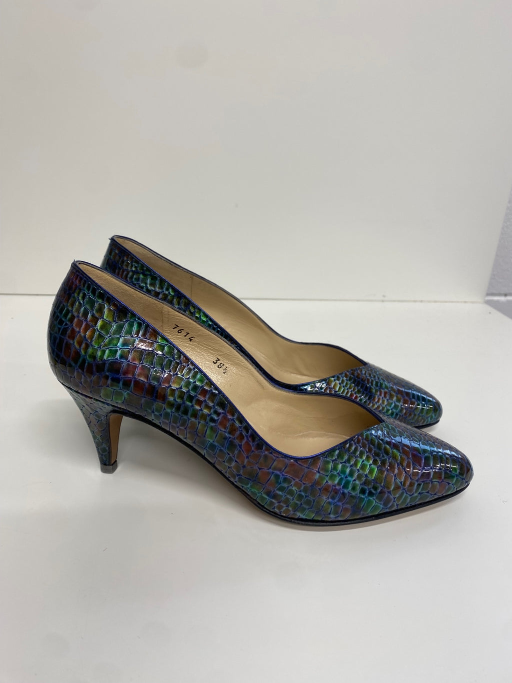 Stunning Renata made in italy Bag & heels UK 5.5 Multicolor snakeprint leather CW566