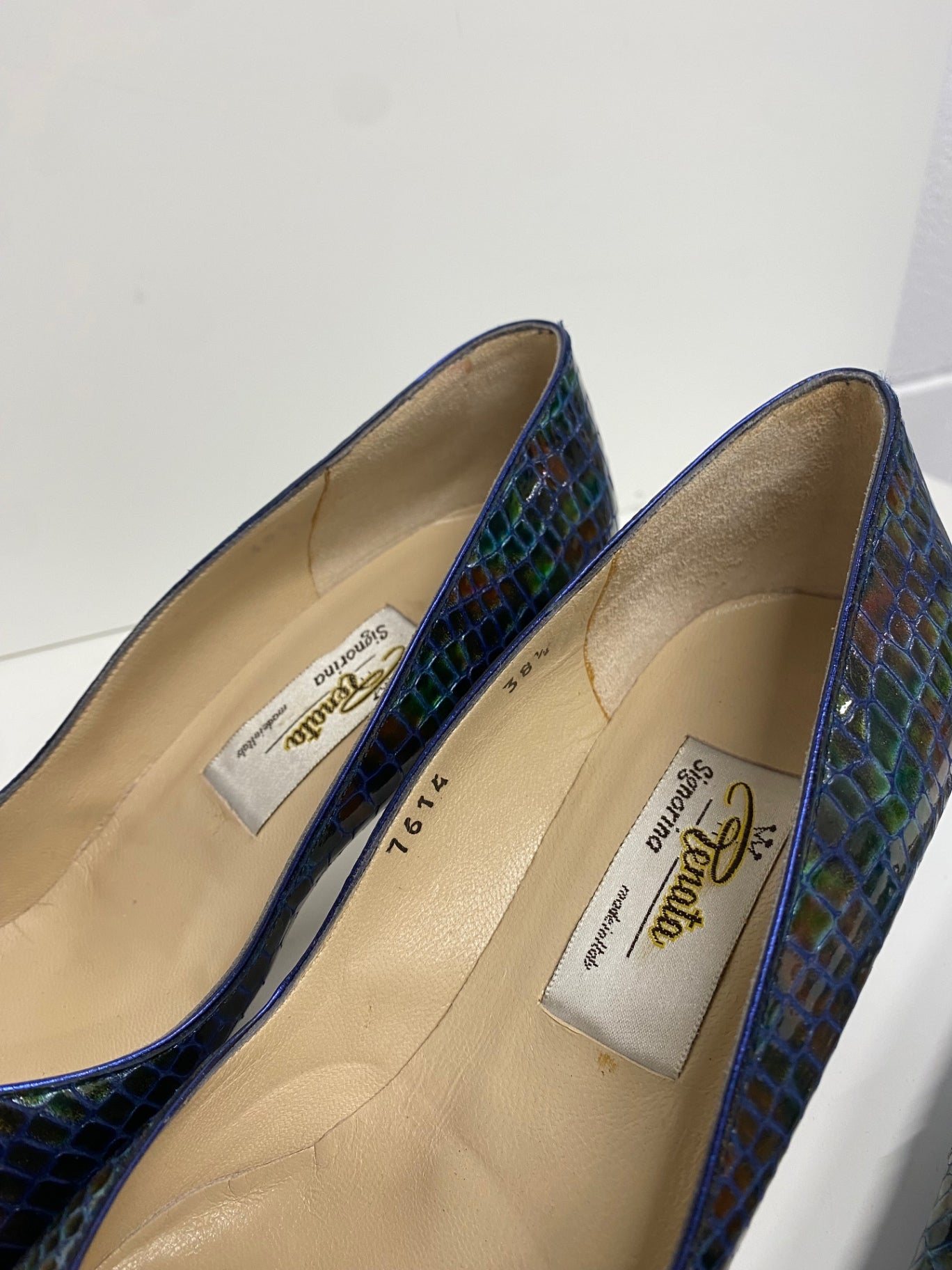Stunning Renata made in italy Bag & heels UK 5.5 Multicolor snakeprint leather CW566
