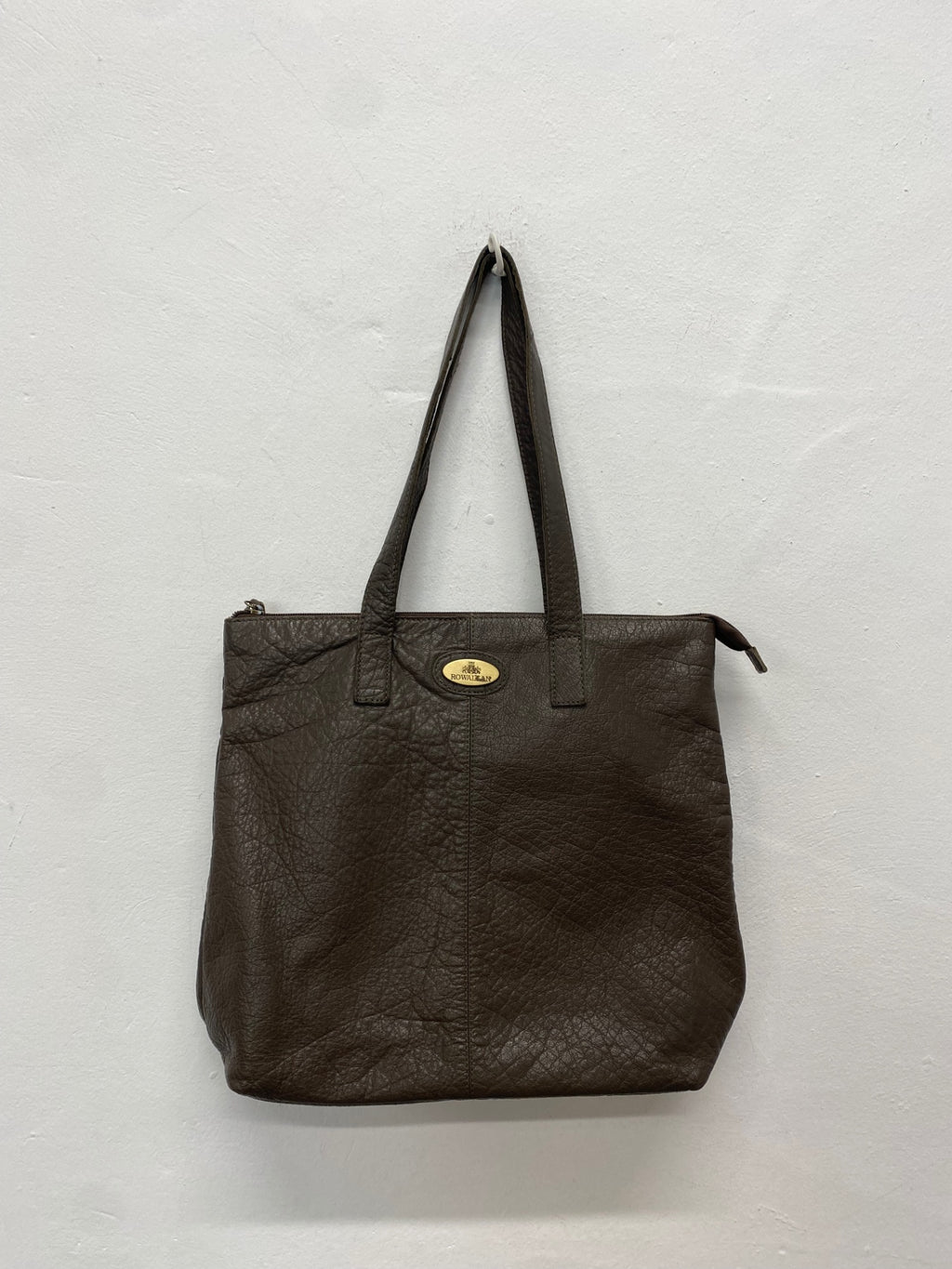 Stunning Rowallan leather Tote Bag One size Brown CW566