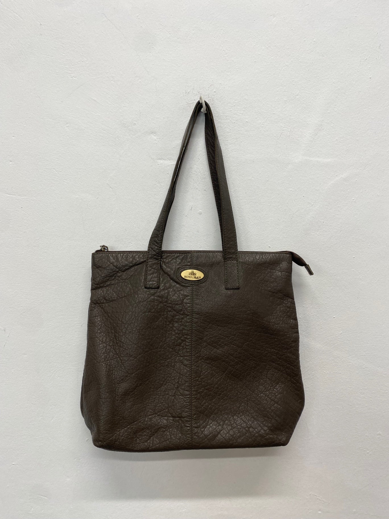 Stunning Rowallan leather Tote Bag One size Brown CW566