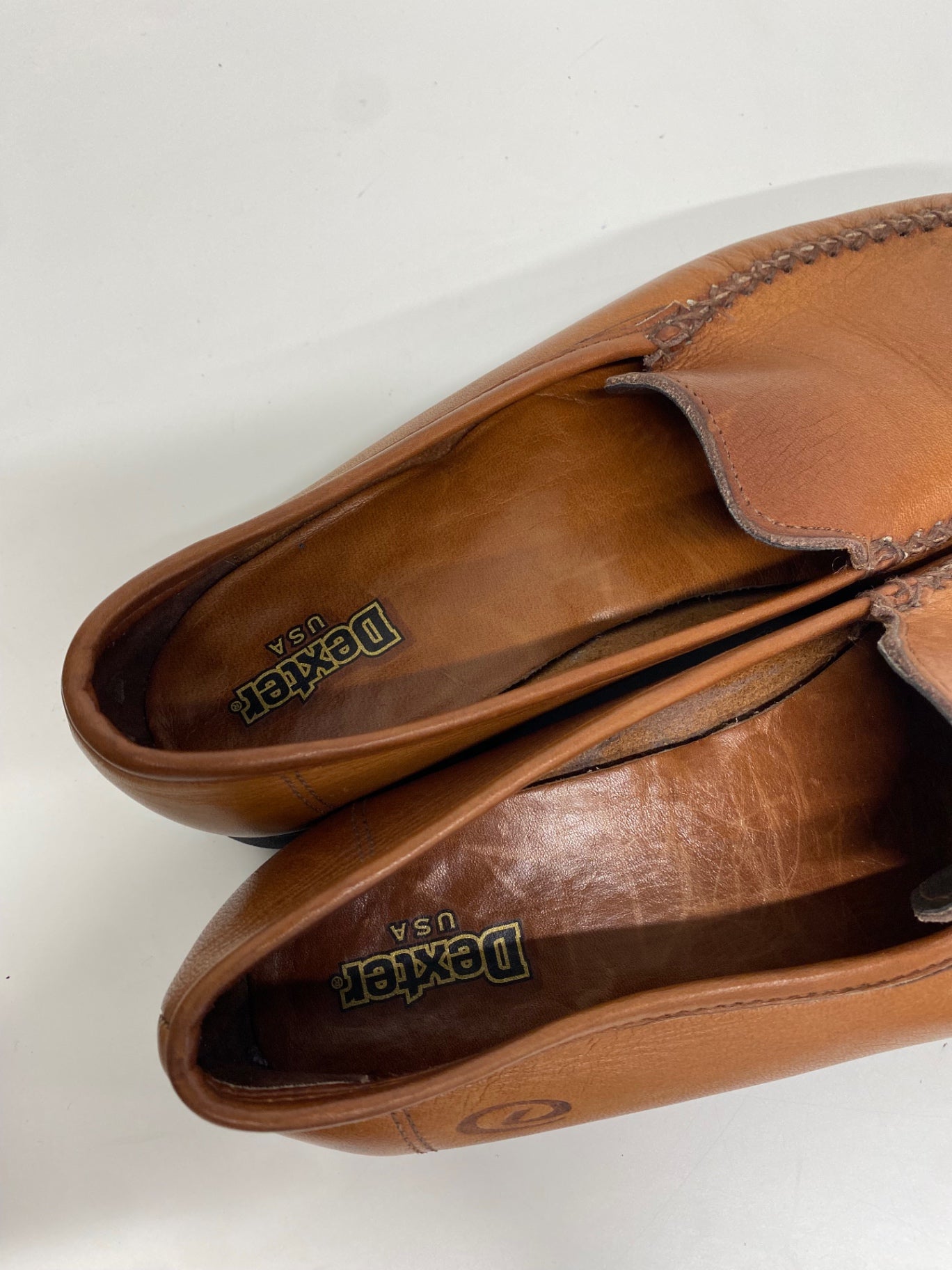 Stunning Dexter usa leather Loafers UK 5 Brown CW566