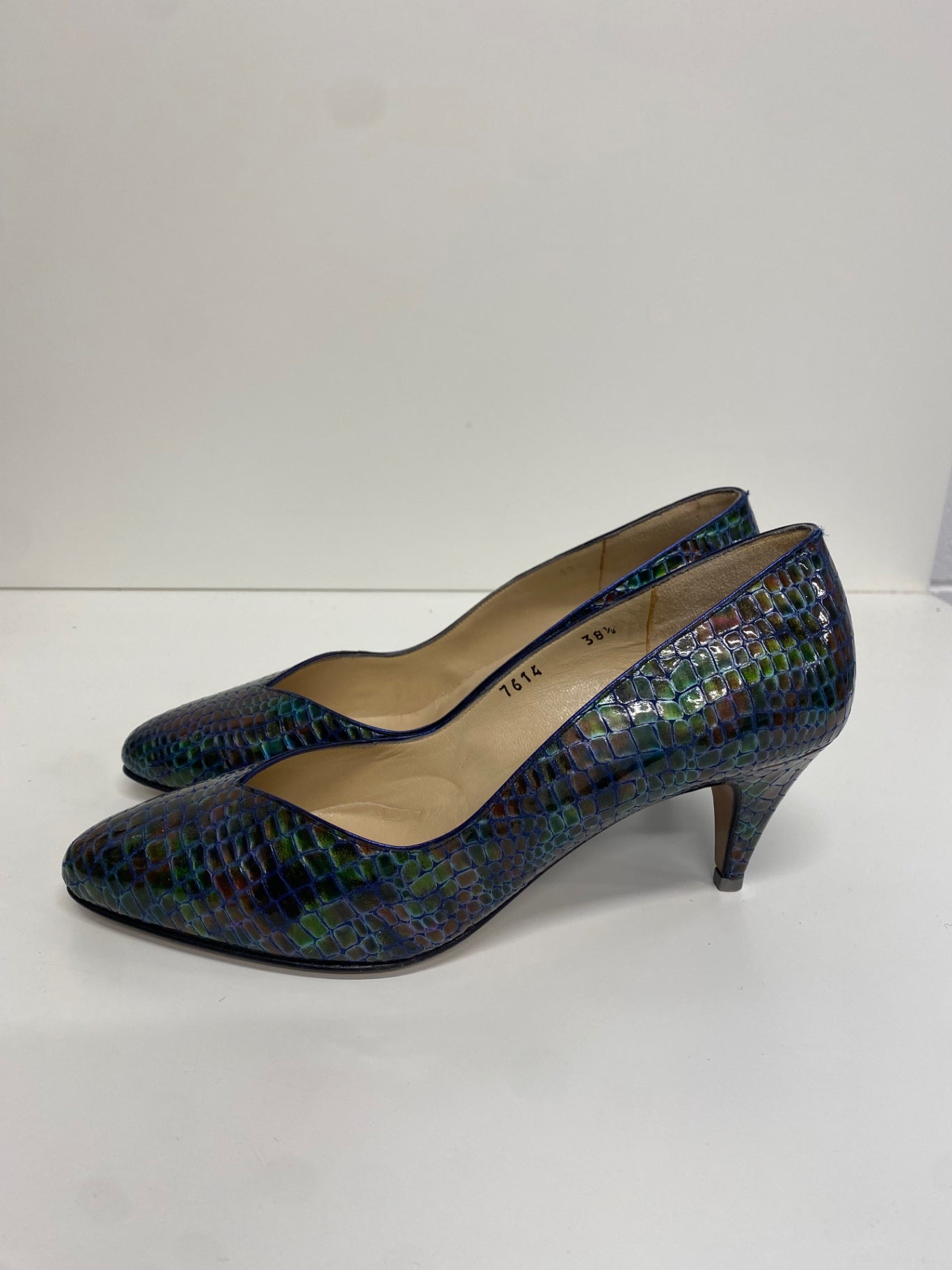 Stunning Renata made in italy Bag & heels UK 5.5 Multicolor snakeprint leather CW566